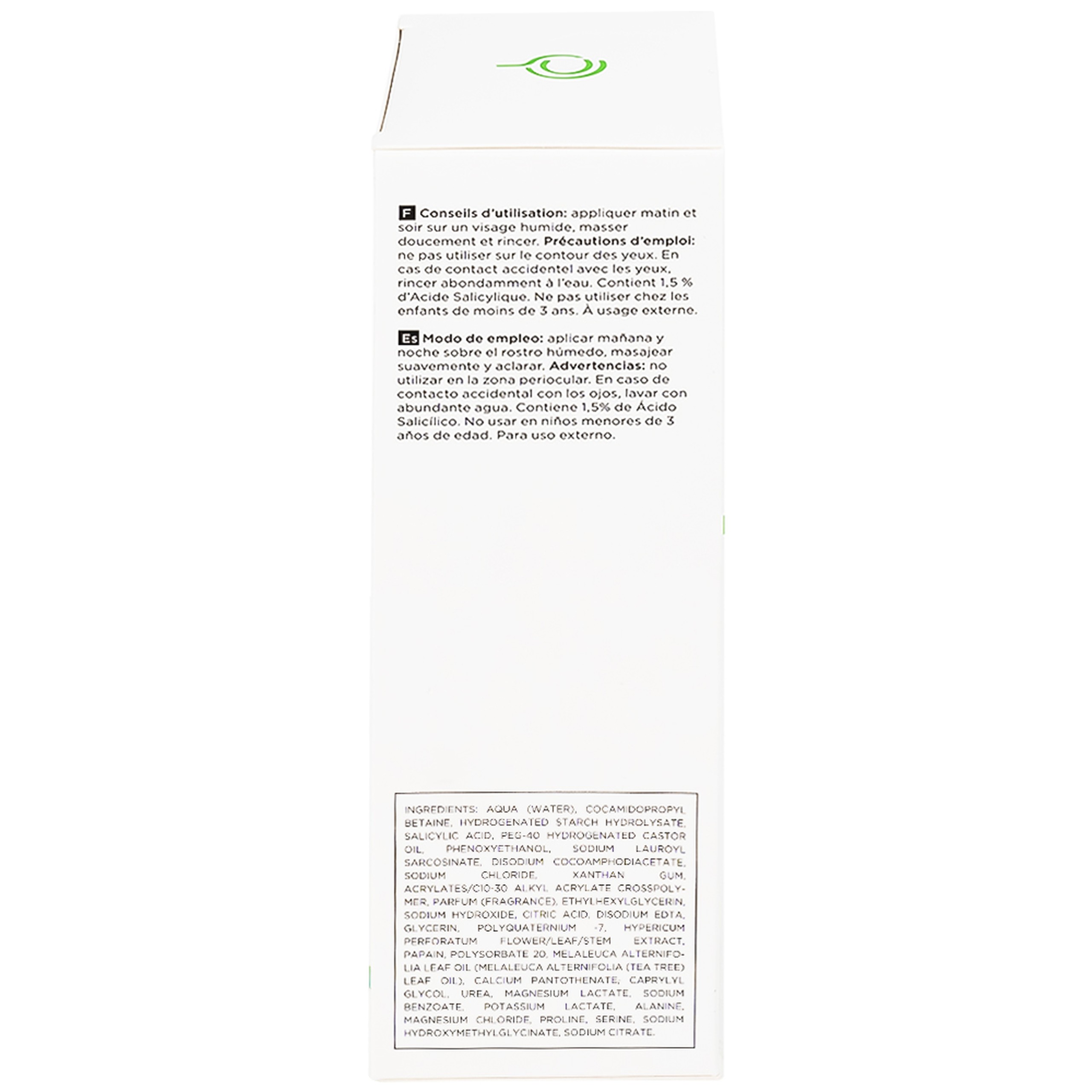 Gel rửa mặt ngừa mụn Canova Salipil Detergente Purifying Cleansing Gel Sifarma 50ml