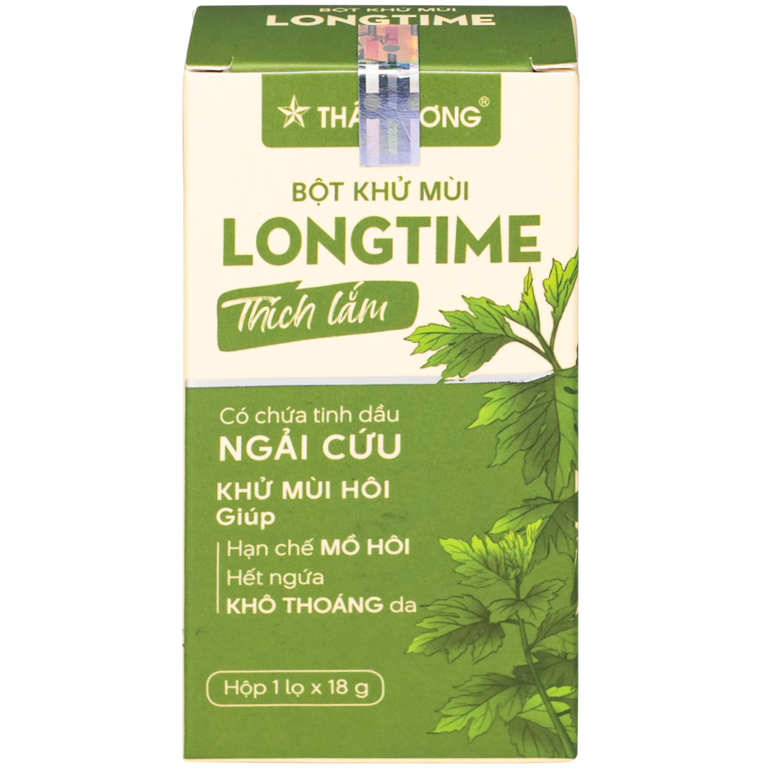 Bột khử mùi Longtime Sao Thái Dương giúp khử và hạn chế mồ hôi, hết ngứa (18g)