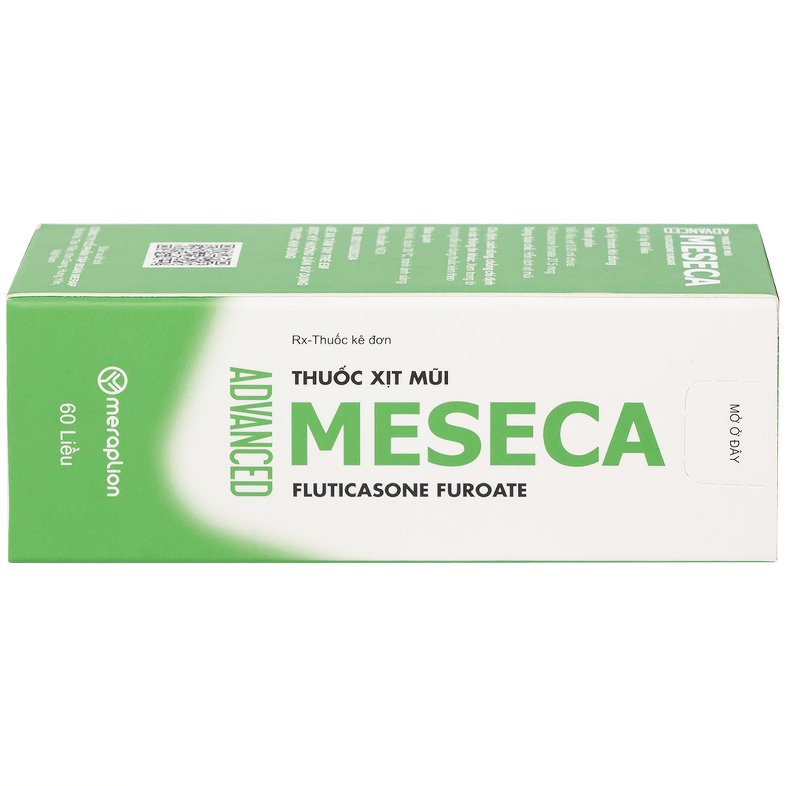 Thuốc xịt mũi Meseca Advanced Merap điều trị các triệu chứng chảy nước mũi, sung huyết mũi, ngứa mũi (60 liều)