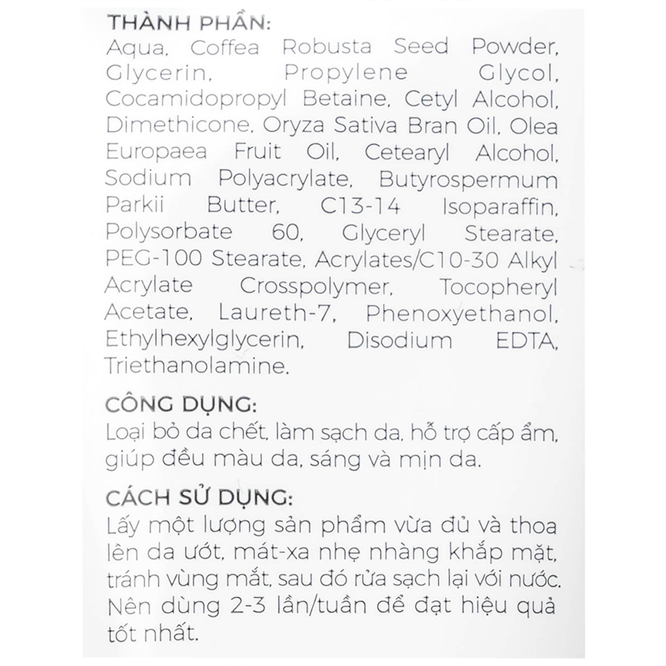 Kem tẩy tế bào chết Sắc Ngọc Khang làm sạch sáng mịn đều màu da (120g)