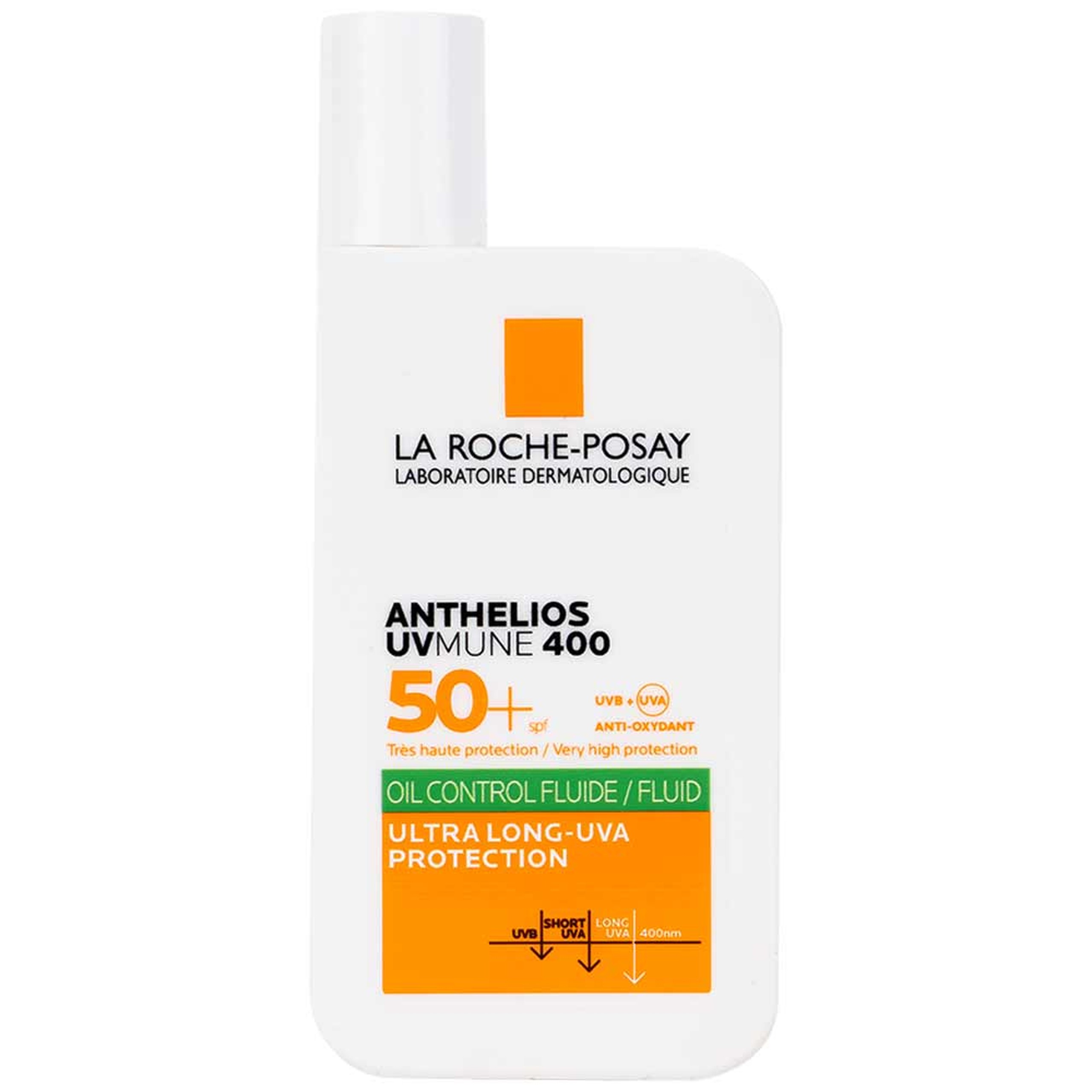 Kem chống nắng La Roche-Posay Anthelios UVMune 400 Oil Control Fluid SPF50+ PA++++ dành cho da dầu mụn (50ml)