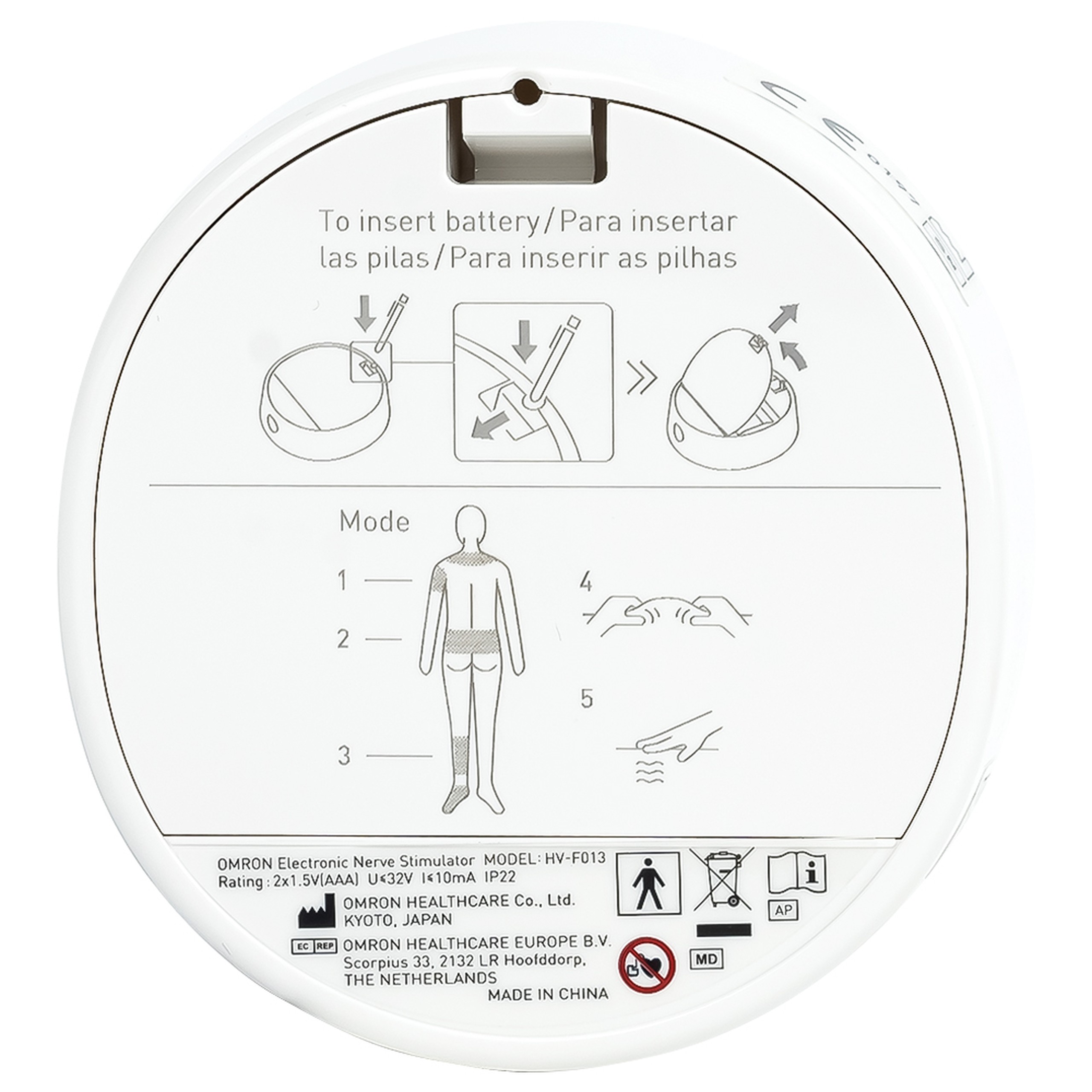 Máy massage (mát xa) xung điện trị liệu Omron HV-F013 giúp giảm đau cơ và khớp