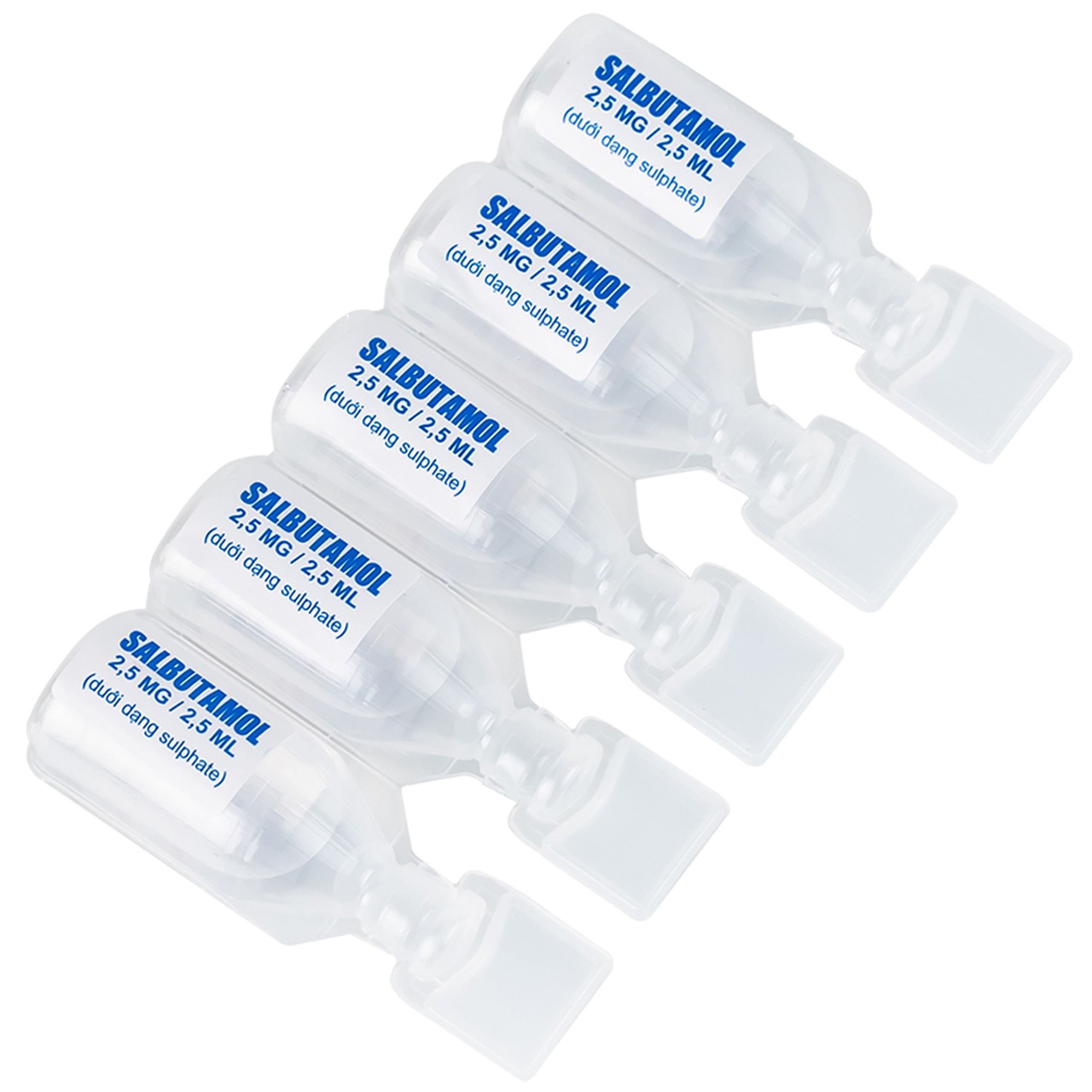 Thuốc Zensalbu 2.5mg CPC1HN kiểm soát co thắt phế quản mạn, điều trị hen nặng cấp tính (2 vỉ x 5 ống)