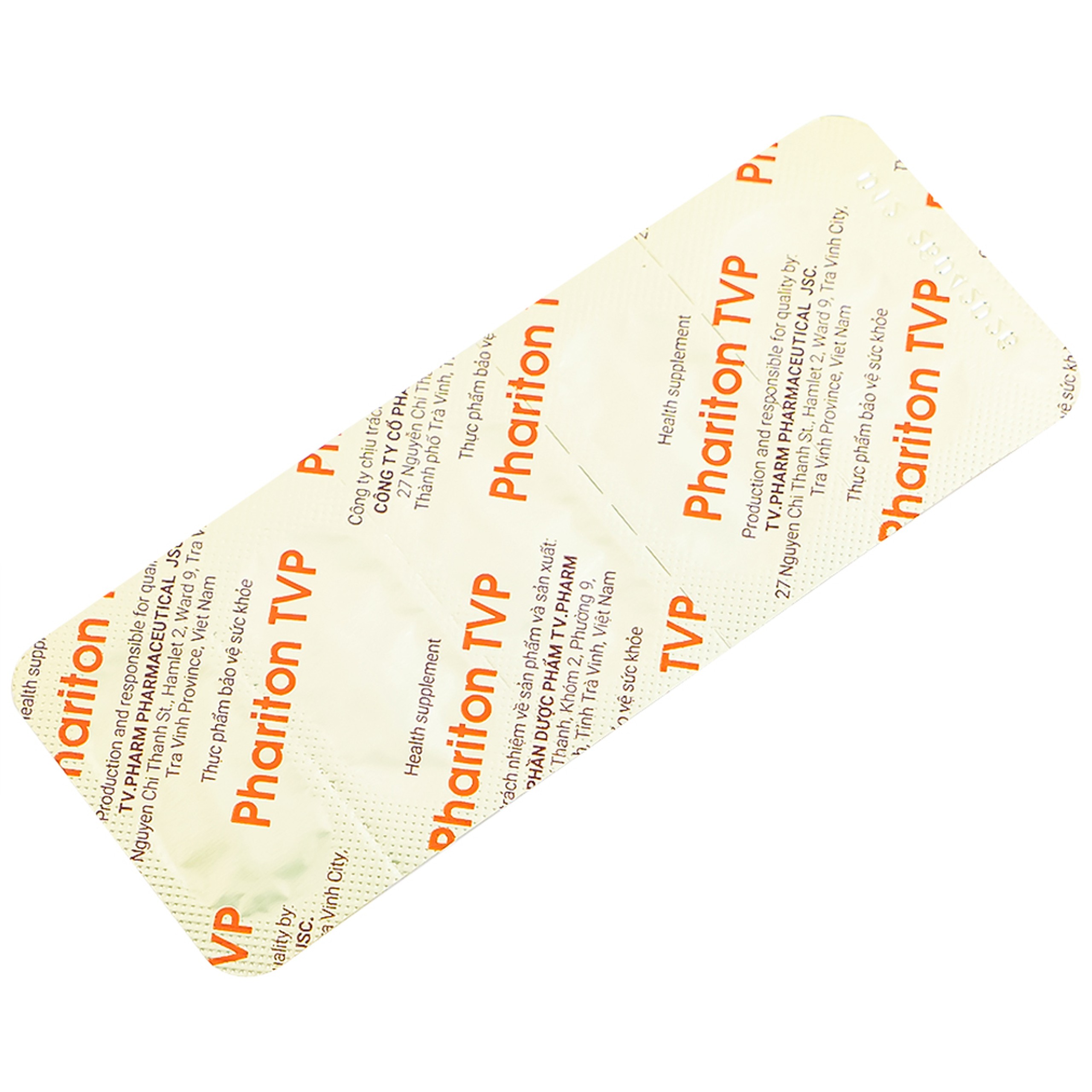 Viên nâng cao sức đề kháng Phariton TVP (12 vỉ x 5 viên)