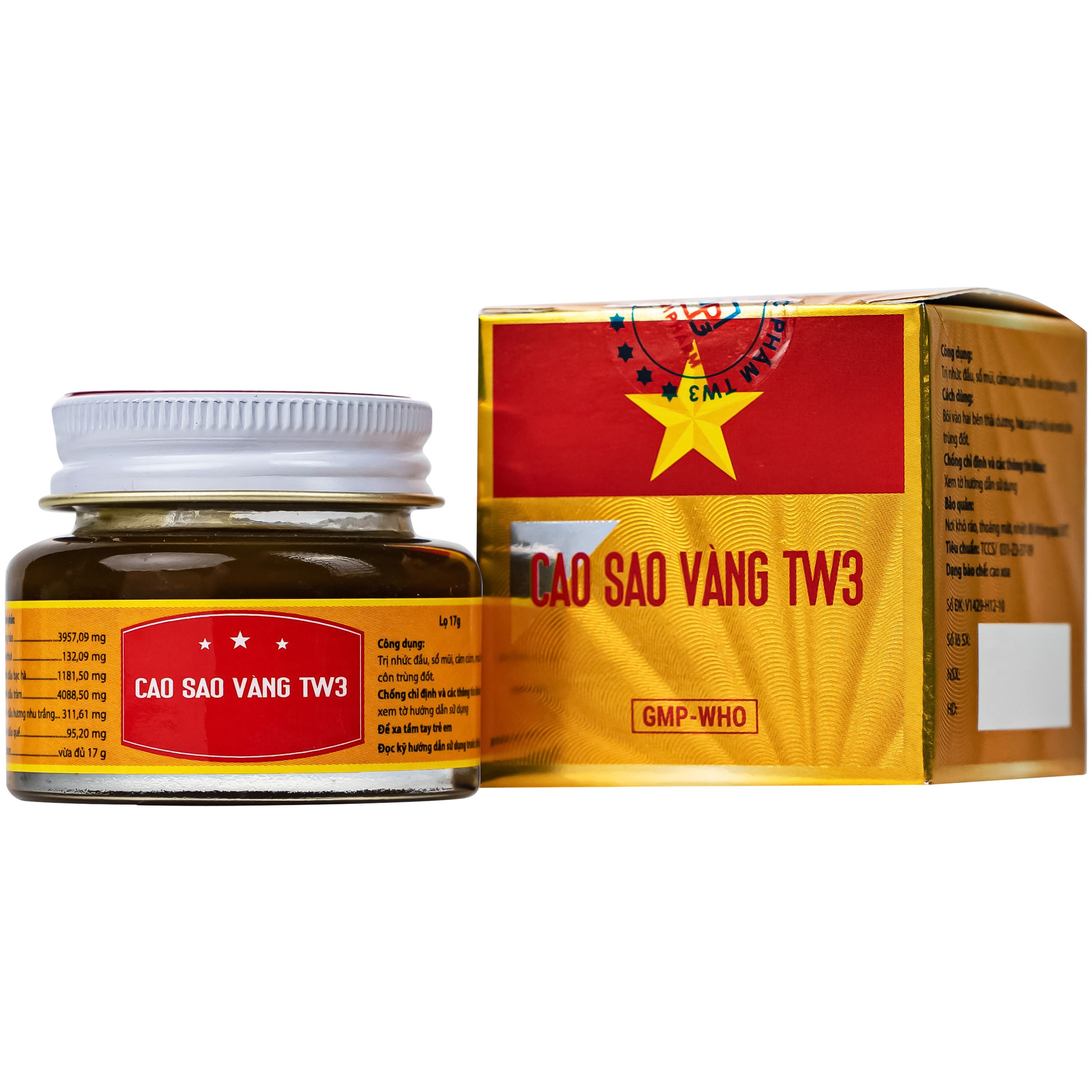 Cao sao vàng TW3 6 lọ x 17g