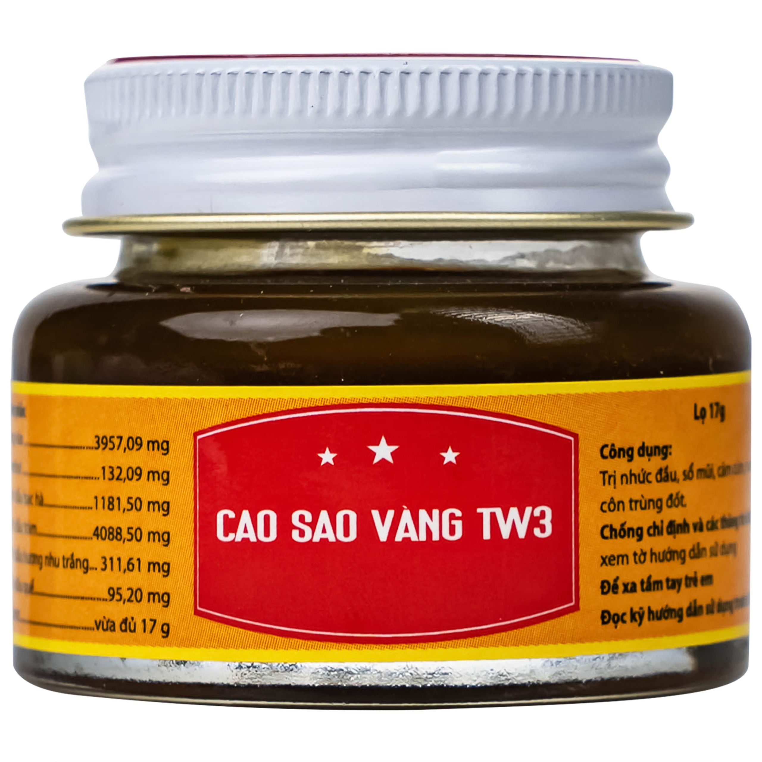 Cao sao vàng TW3 6 lọ x 17g