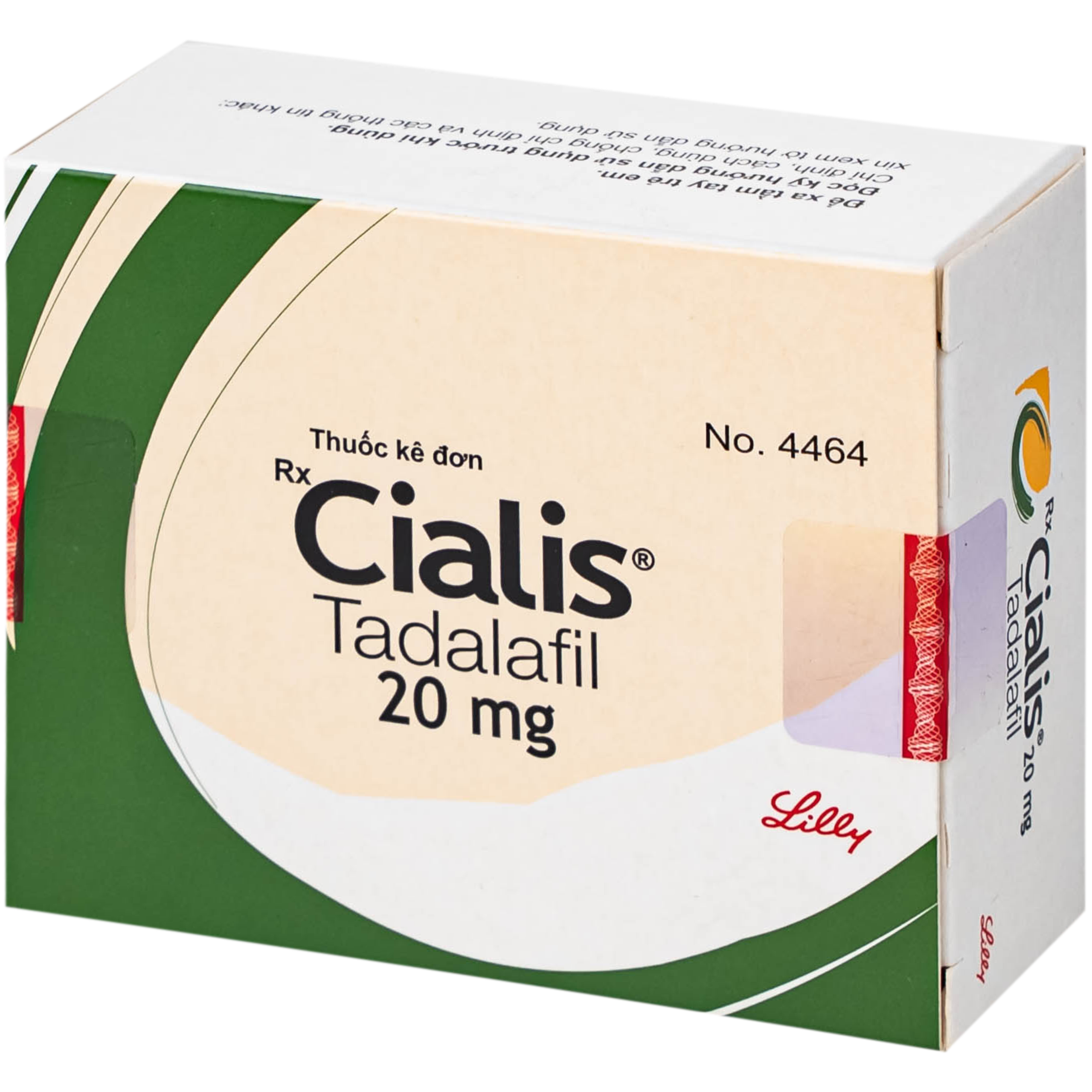 Thuốc Cialis Lilly điều trị rối loạn cương dương (1 vỉ x 2 viên)