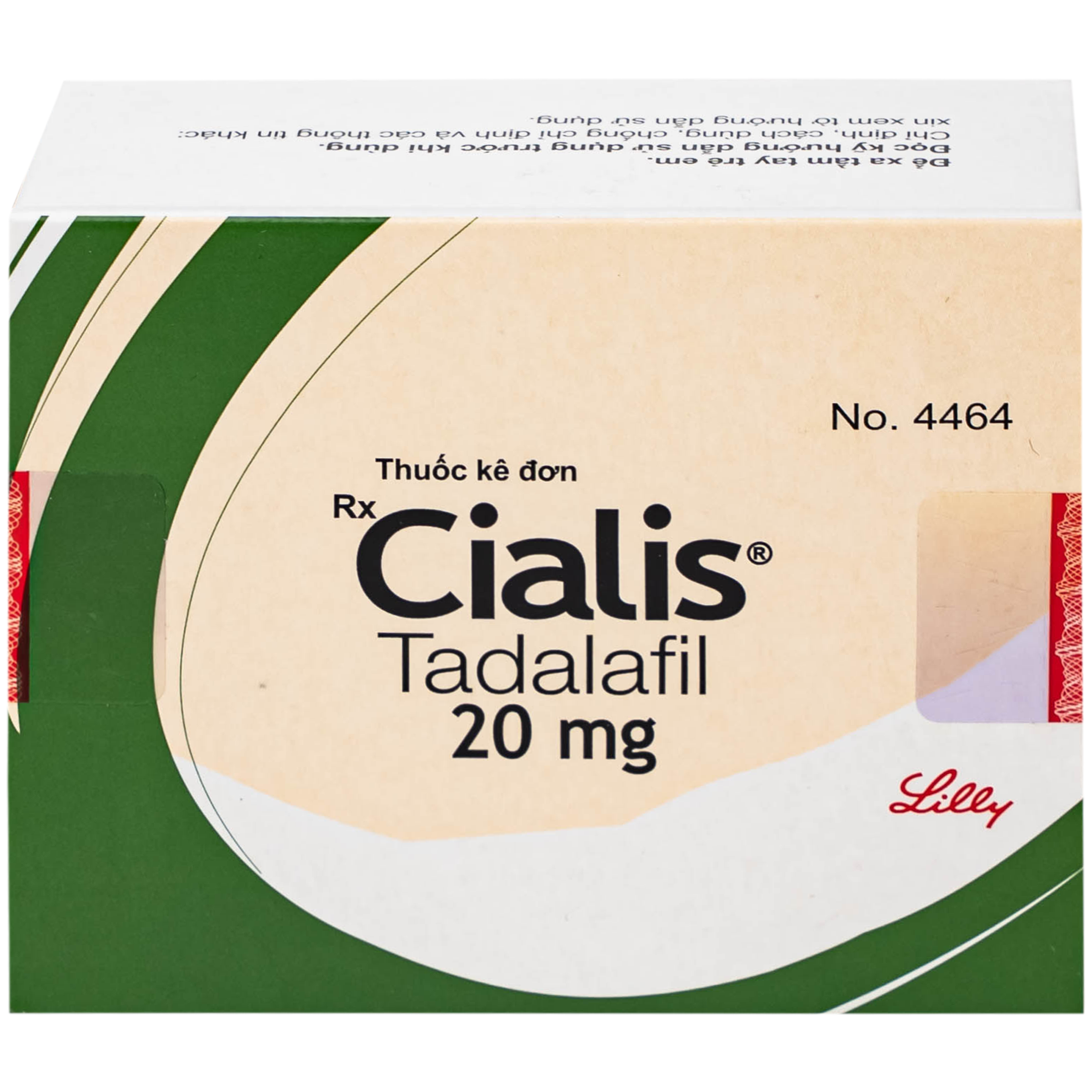 Thuốc Cialis Lilly điều trị rối loạn cương dương (1 vỉ x 2 viên)