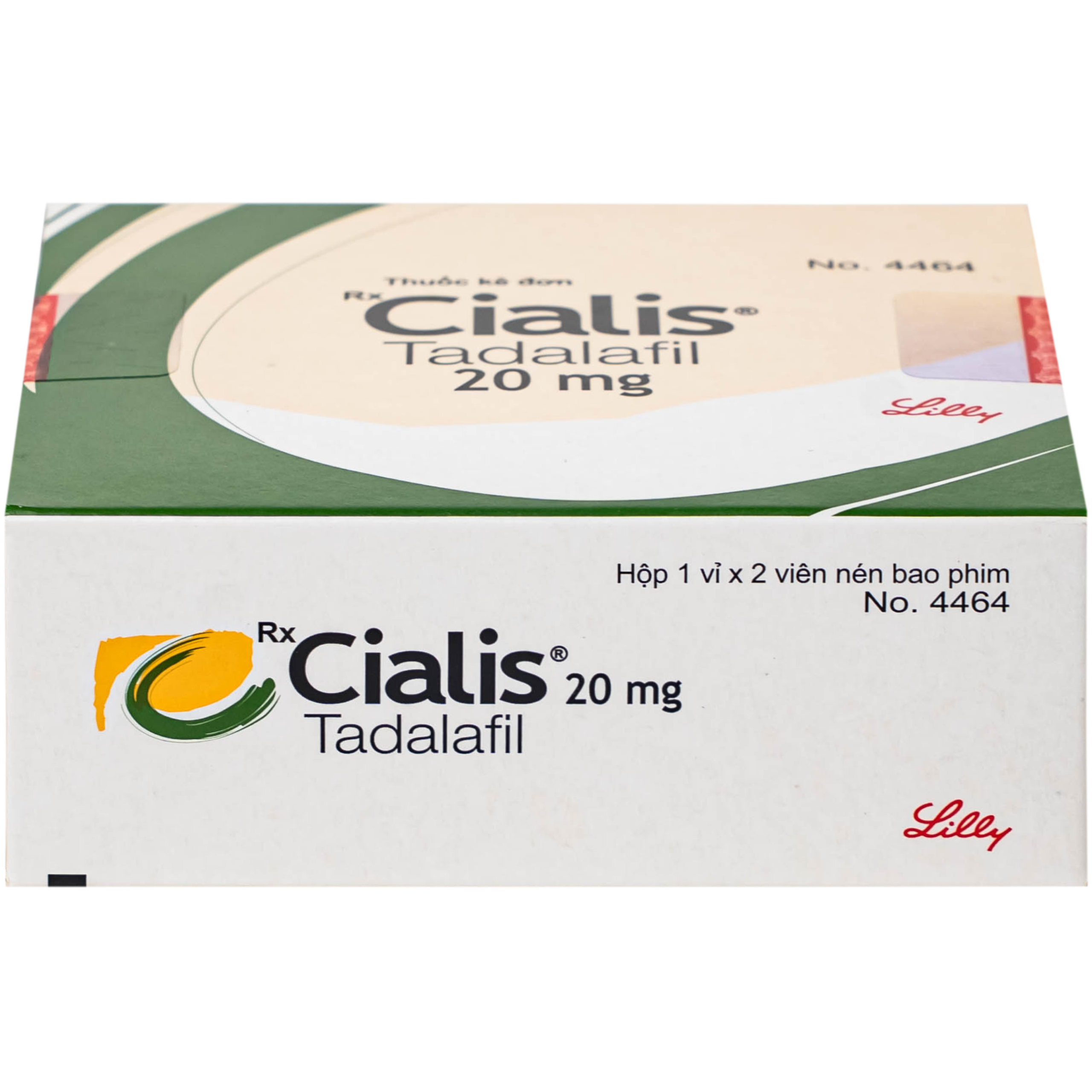 Thuốc Cialis Lilly điều trị rối loạn cương dương (1 vỉ x 2 viên)