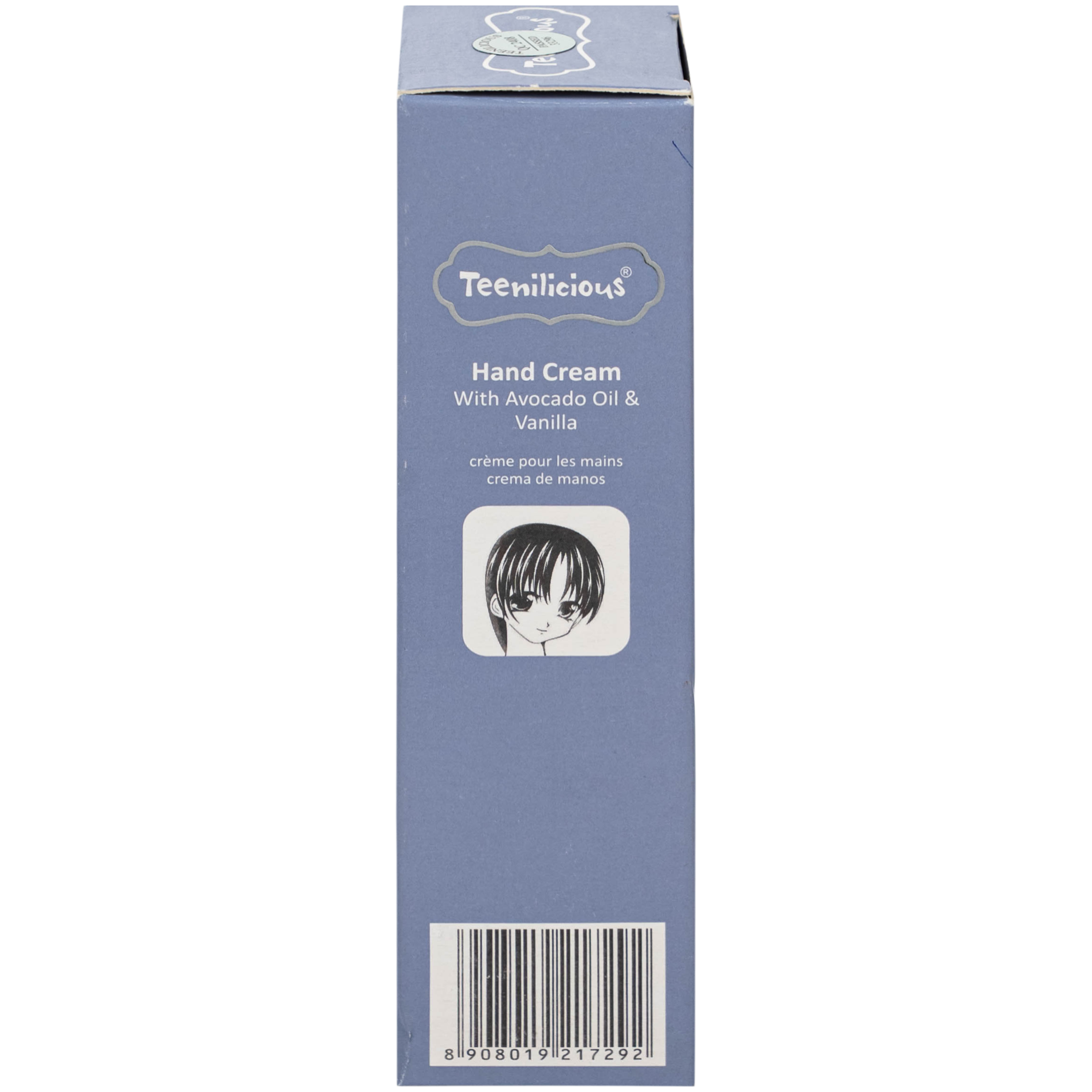 Kem dưỡng da tay hương bơ và hạt vani Teenilicious hộp 60g