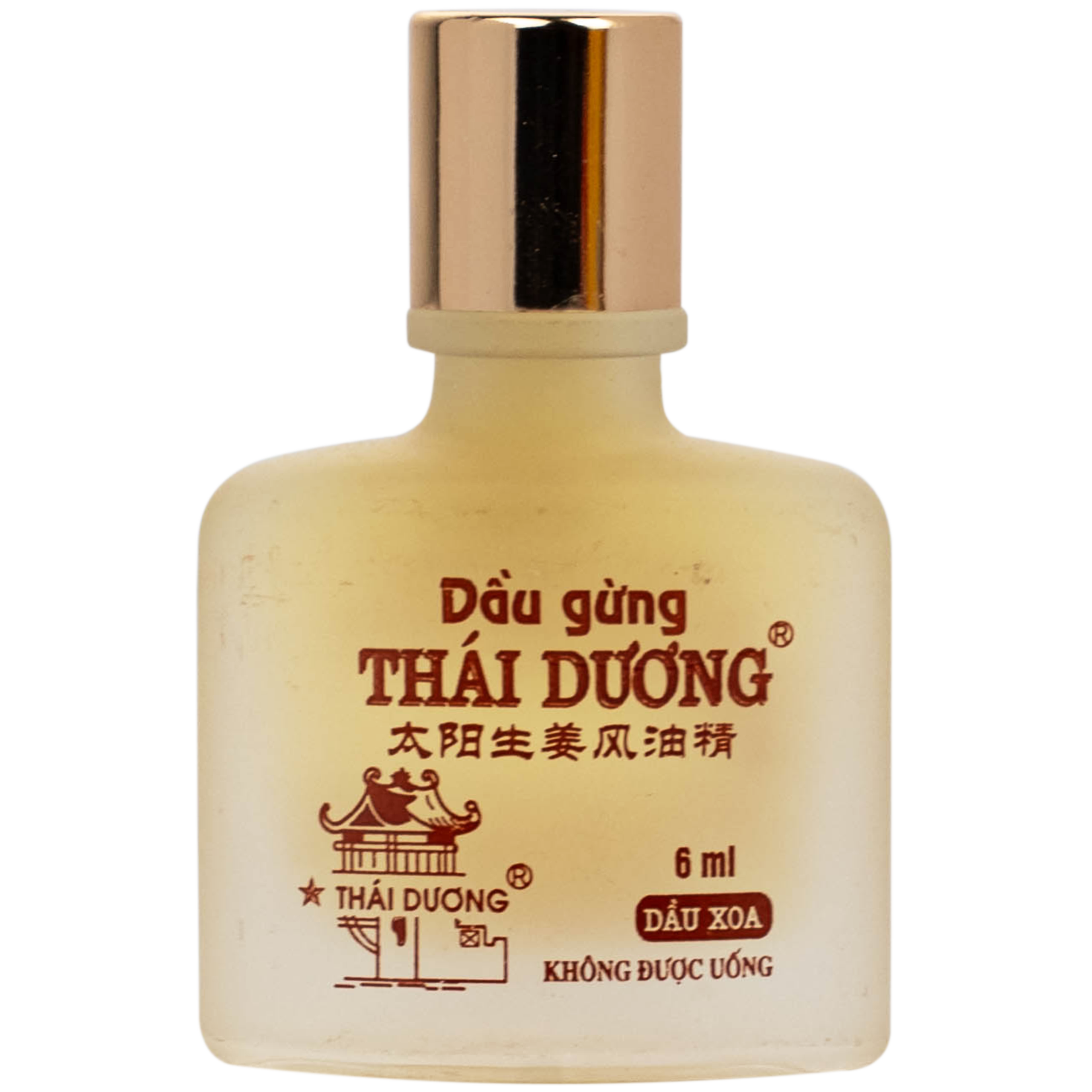 Dầu gừng Thái Dương điều trị đau đầu, đau lưng, đau dây thần kinh vai gáy (6ml)