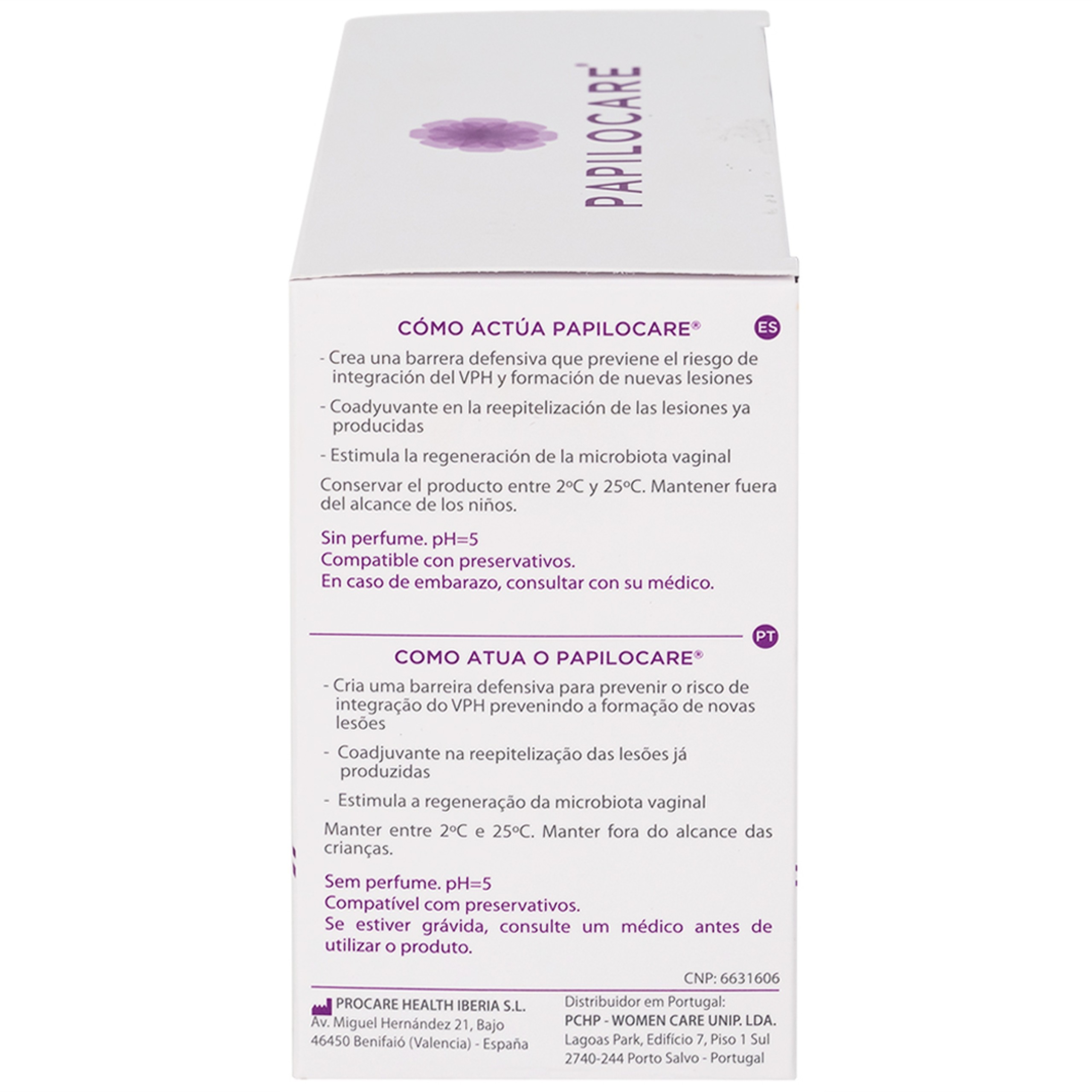 Gel phụ khoa Papilocare Procare Health (21 tuýp) phòng ngừa và điều trị tổn thương do HPV