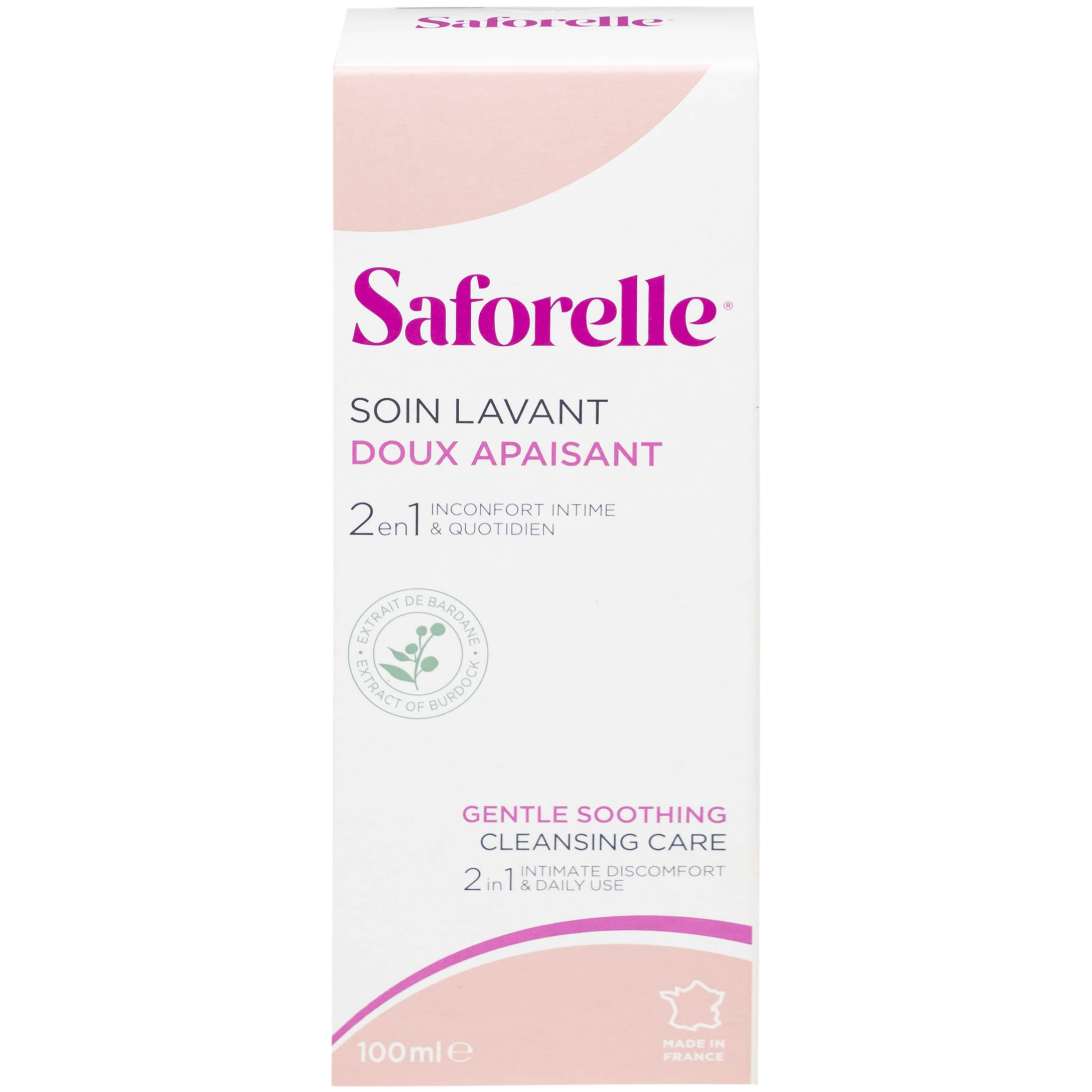 Dung dịch vệ sinh phụ nữ Saforelle Soin Lavant Doux Apaisant 100ml