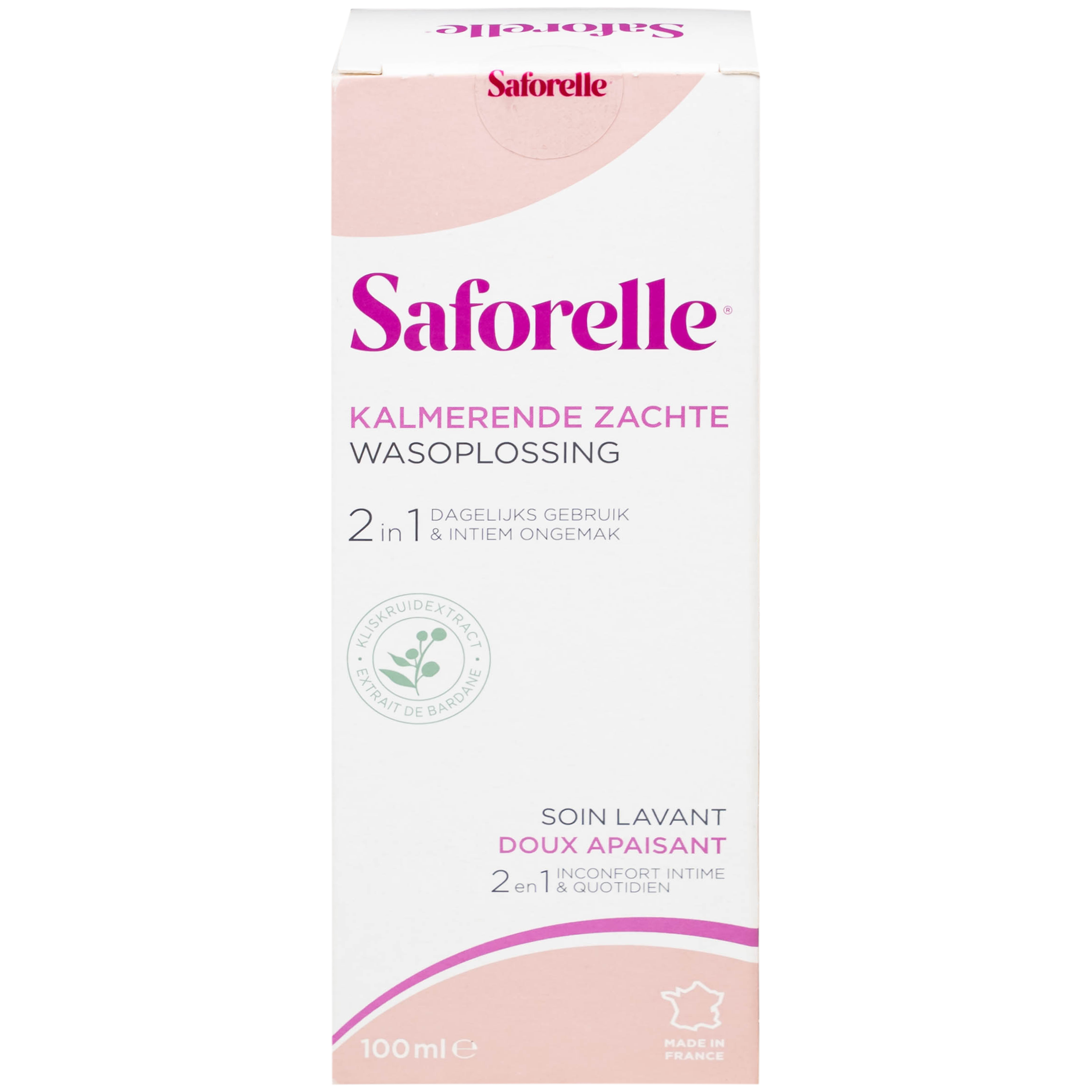 Dung dịch vệ sinh phụ nữ Saforelle Soin Lavant Doux Apaisant 100ml