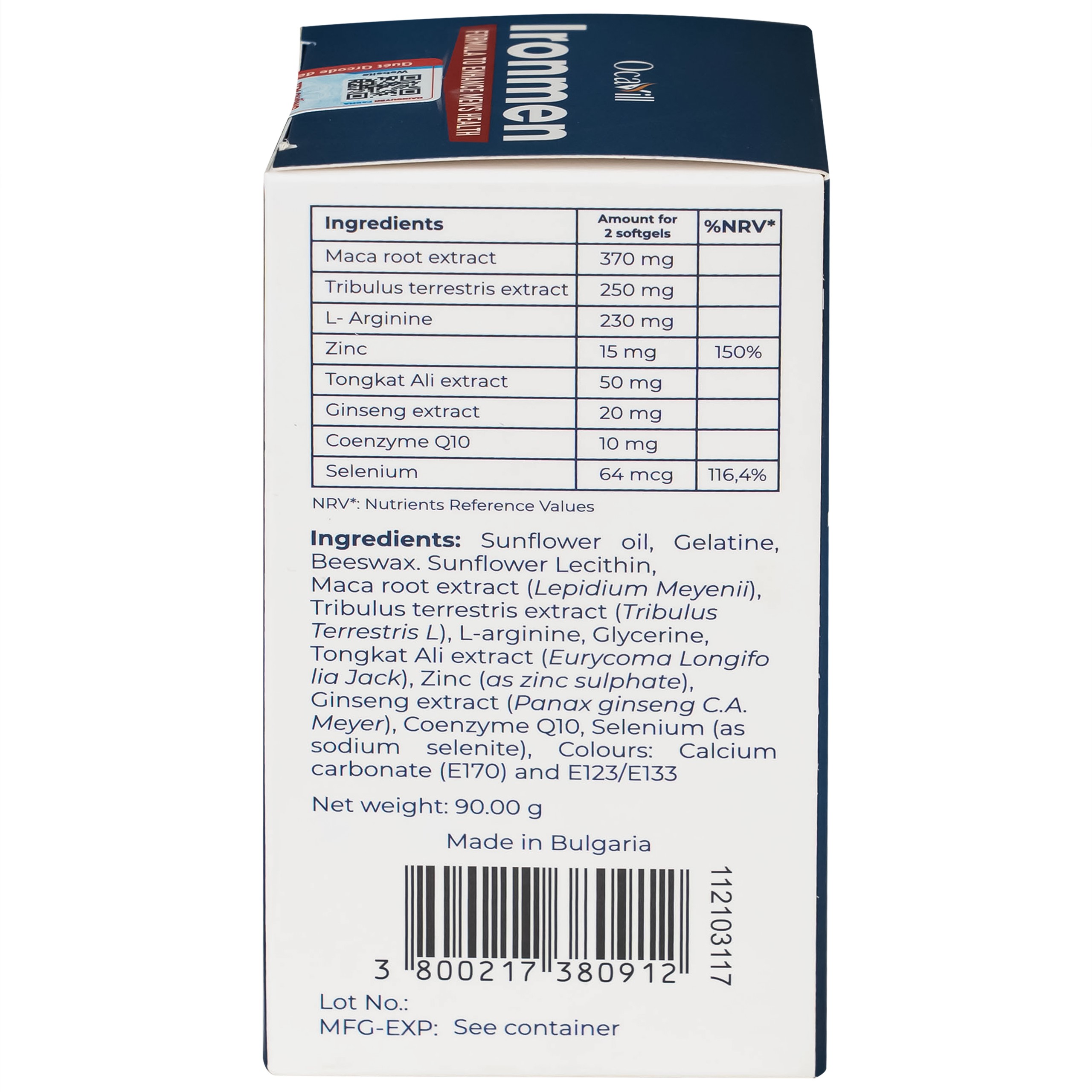 Viên uống Ironmen Ocavill hỗ trợ tăng cường sinh lý nam giới (60 viên)