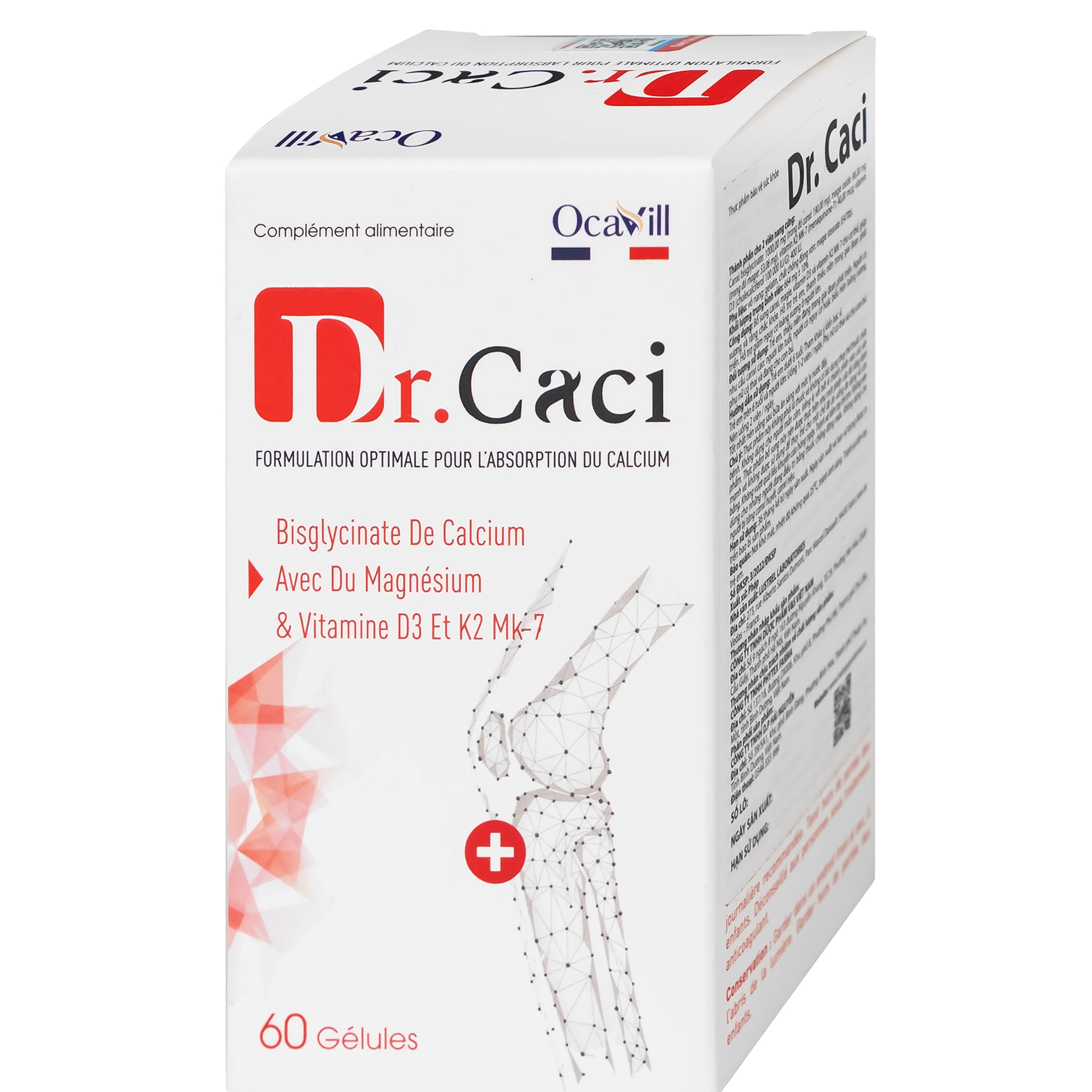 Viên uống giúp xương và răng chắc khỏe, giảm nguy cơ loãng xương Dr. Caci Ocavill (60 viên)