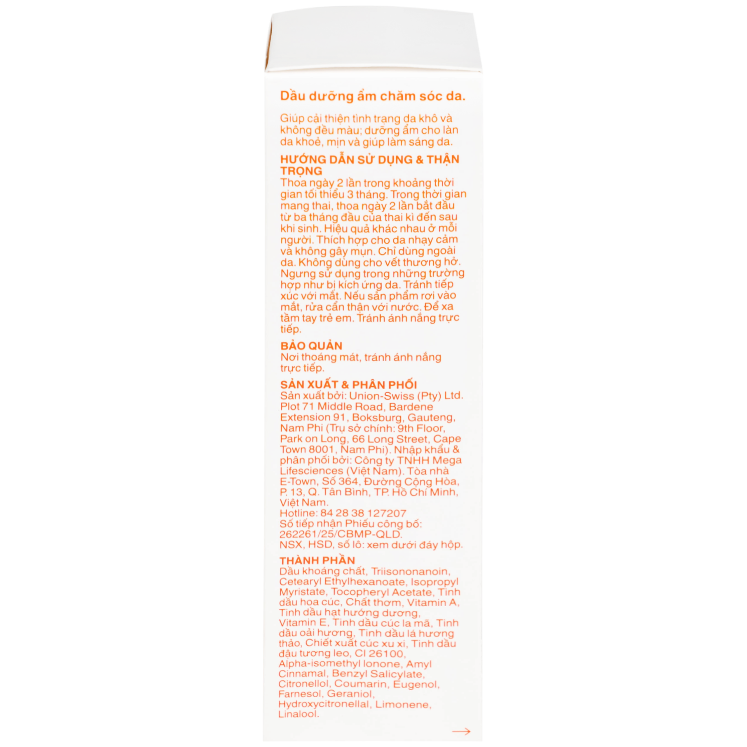 Dầu giảm rạn da Bio Oil Skincare Oil 125ml