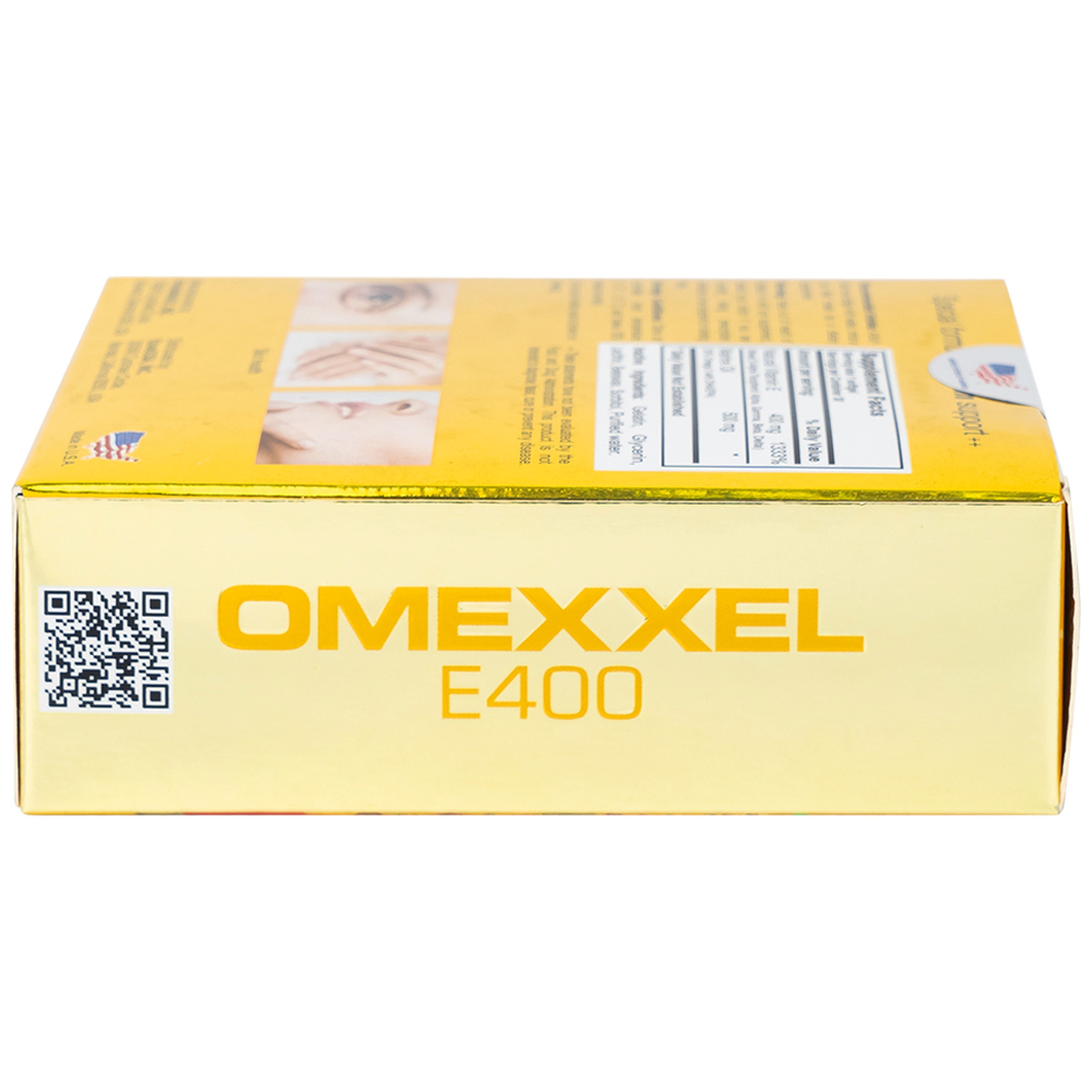 Thực phẩm bảo vệ sức khỏe Omexxel E400 hỗ trợ chống oxy hóa, tốt cho da (3 vỉ x 10 viên)