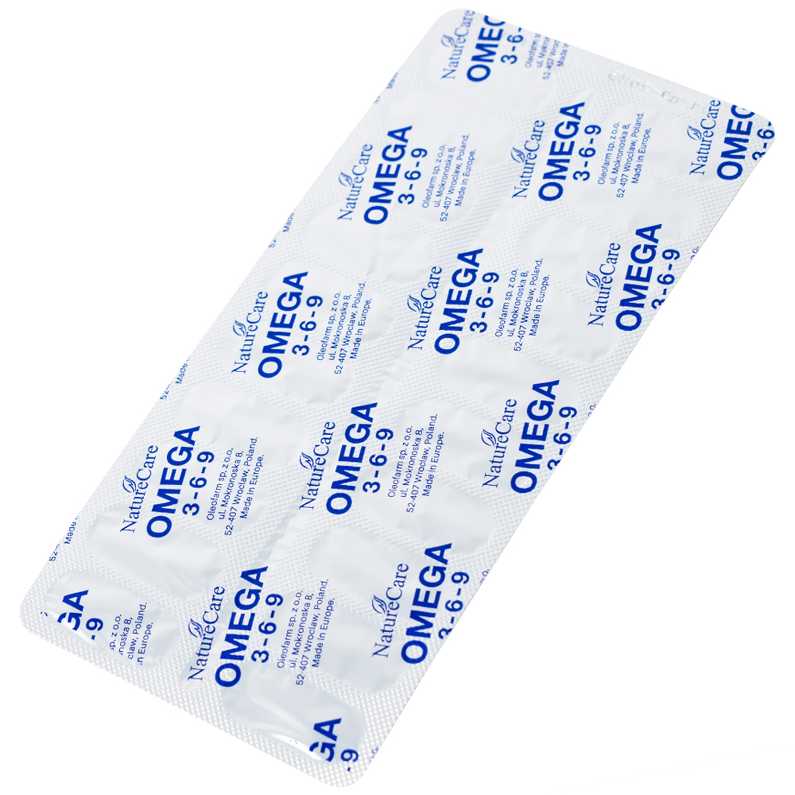 Viên nang mềm NatureCare Omega 369 bổ sung Omega, giảm nguy cơ xơ vữa động mạch (6 vỉ x 20 viên)