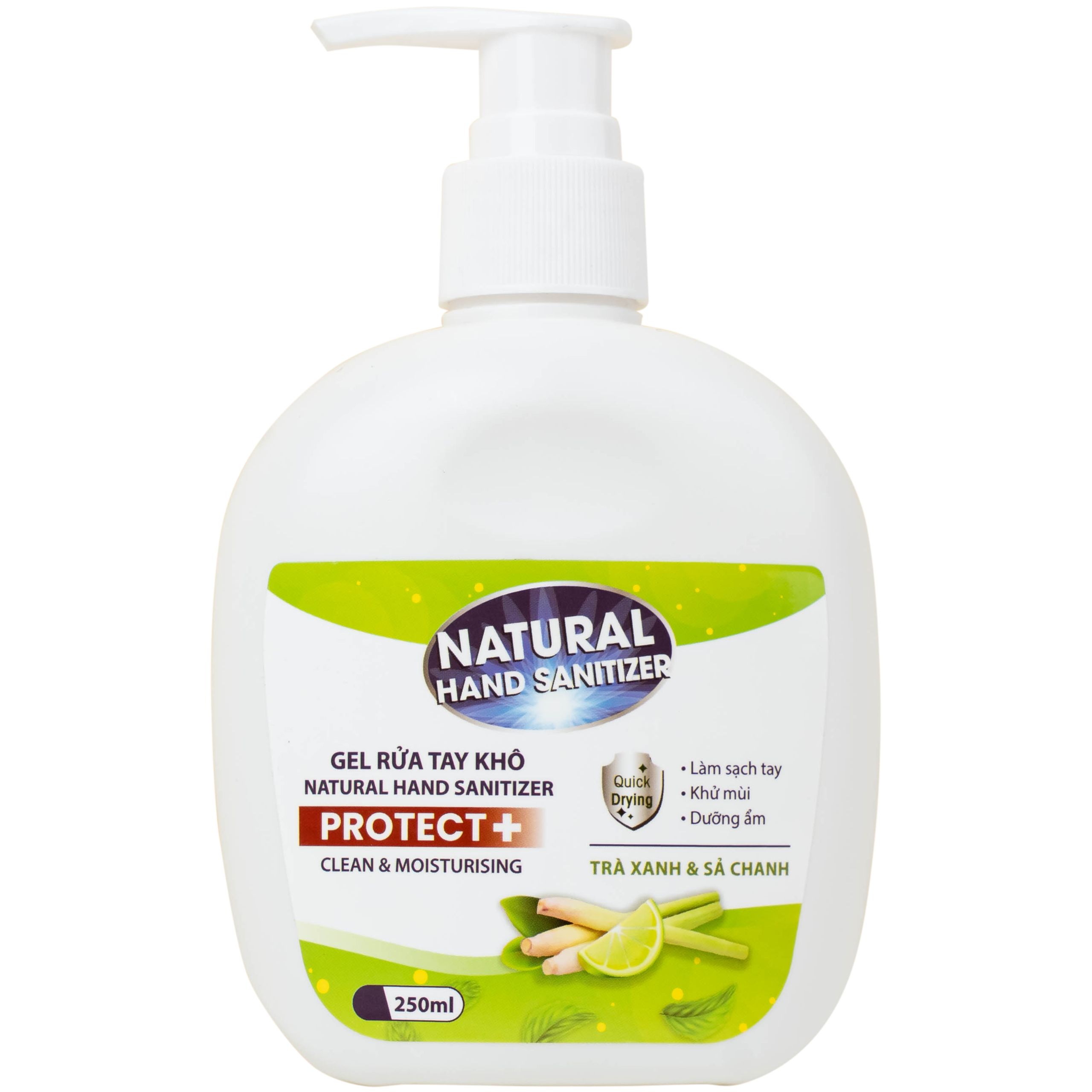 Gel rửa tay khô Natural Hand Sanitizer sát khuẩn, làm sạch tay (250ml)