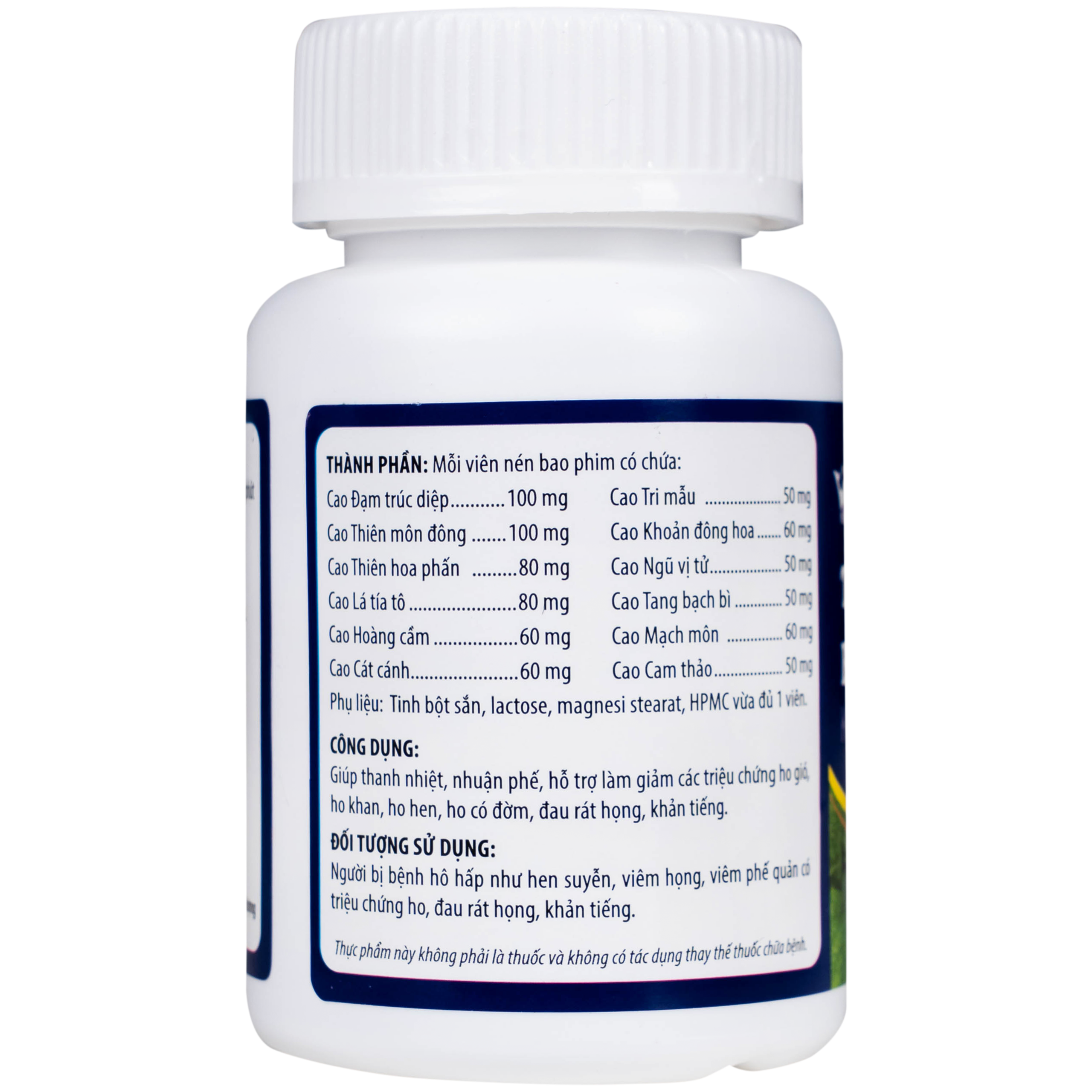 Viên uống Toàn Lộc Bổ Phế Kingphar giúp thanh nhiệt, nhuận phế (60 viên)