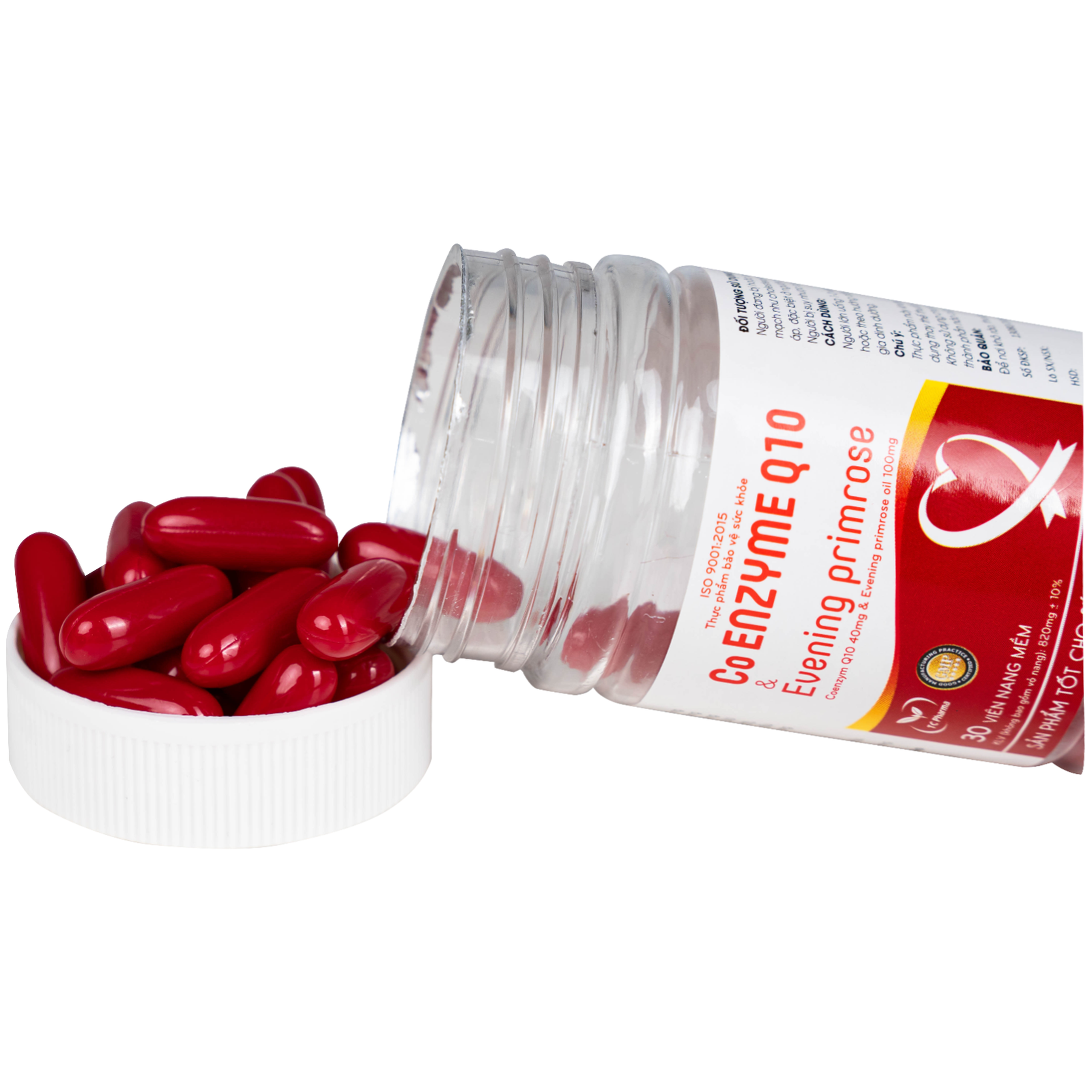 Viên uống Co Enzyme Q10 & Evening primrose Thành Công hỗ trợ chức năng tim mạch (30 viên)