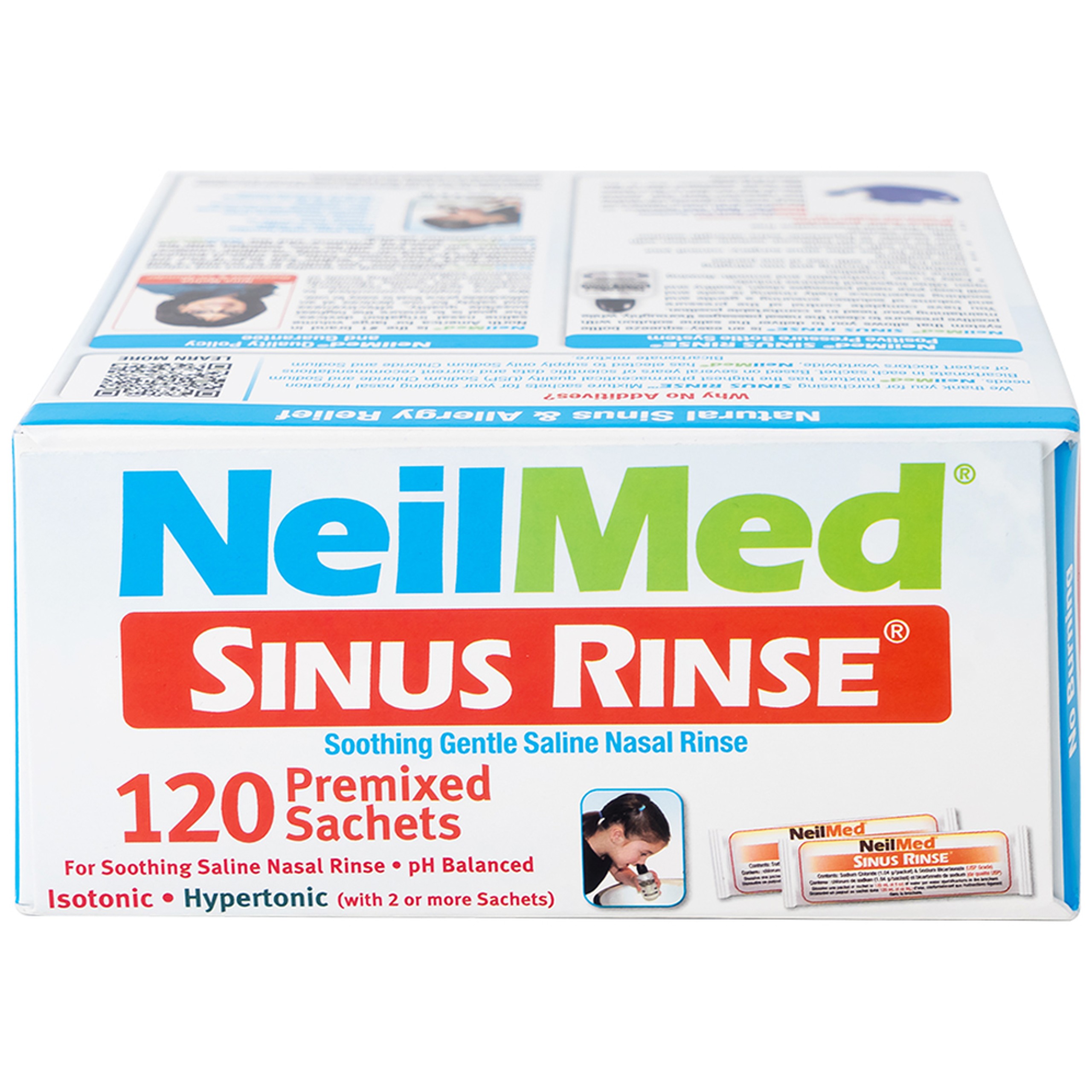 Bột pha rửa mũi trẻ em Neilmed Sinus Rinse Kids (120 gói) dùng cho trẻ từ 4 đến 10 tuổi