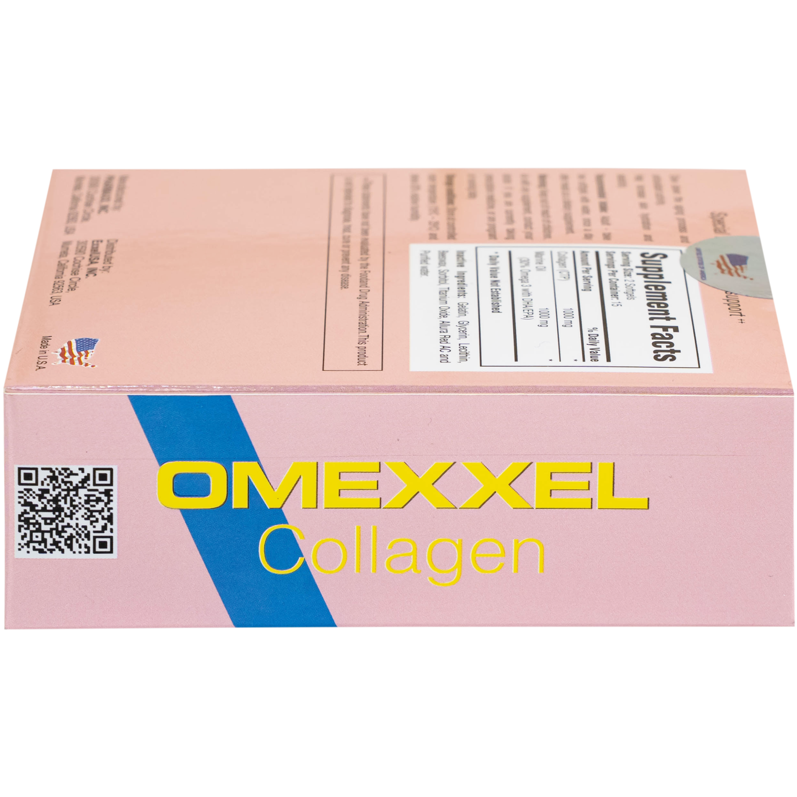 Thực phẩm bảo vệ sức khoẻ Omexxel Collagen giúp làm chậm quá trình lão hóa da (3 vỉ x 10 viên)