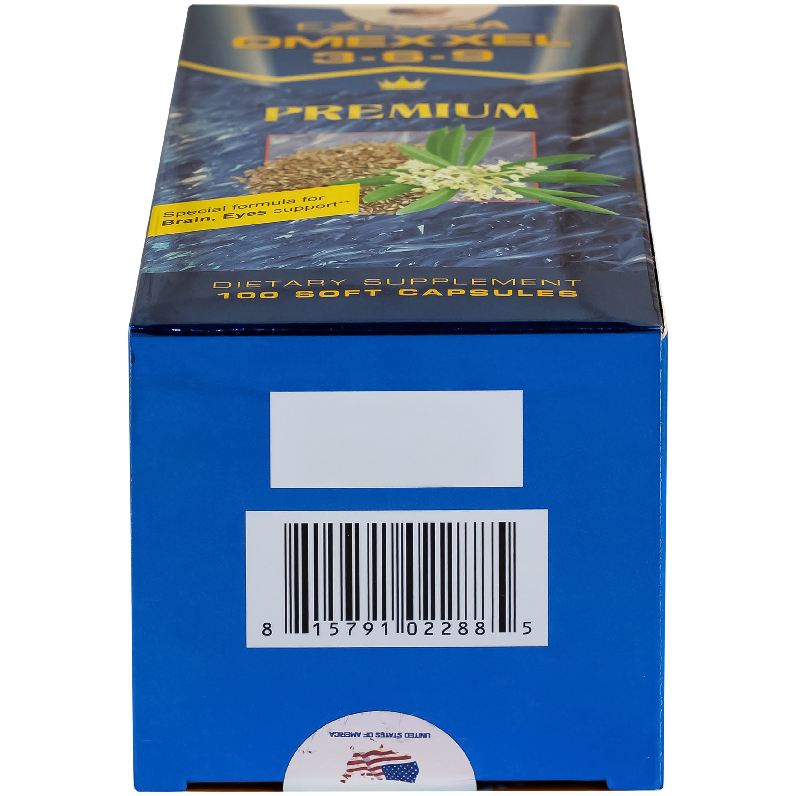 Viên uống Omexxel 3-6-9 Premium hỗ trợ tốt cho não và mắt (100 viên)