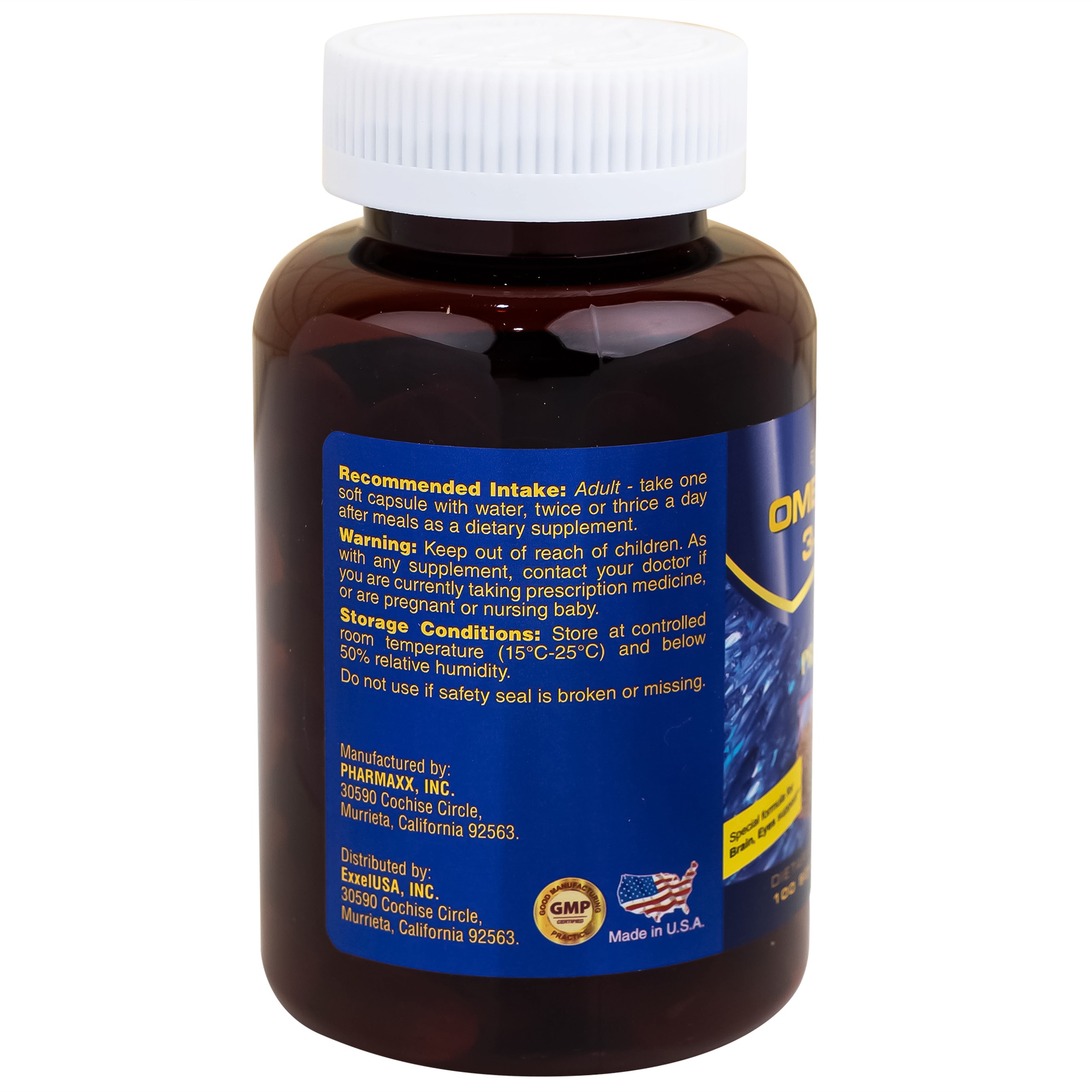 Viên uống Omexxel 3-6-9 Premium hỗ trợ tốt cho não và mắt (100 viên)