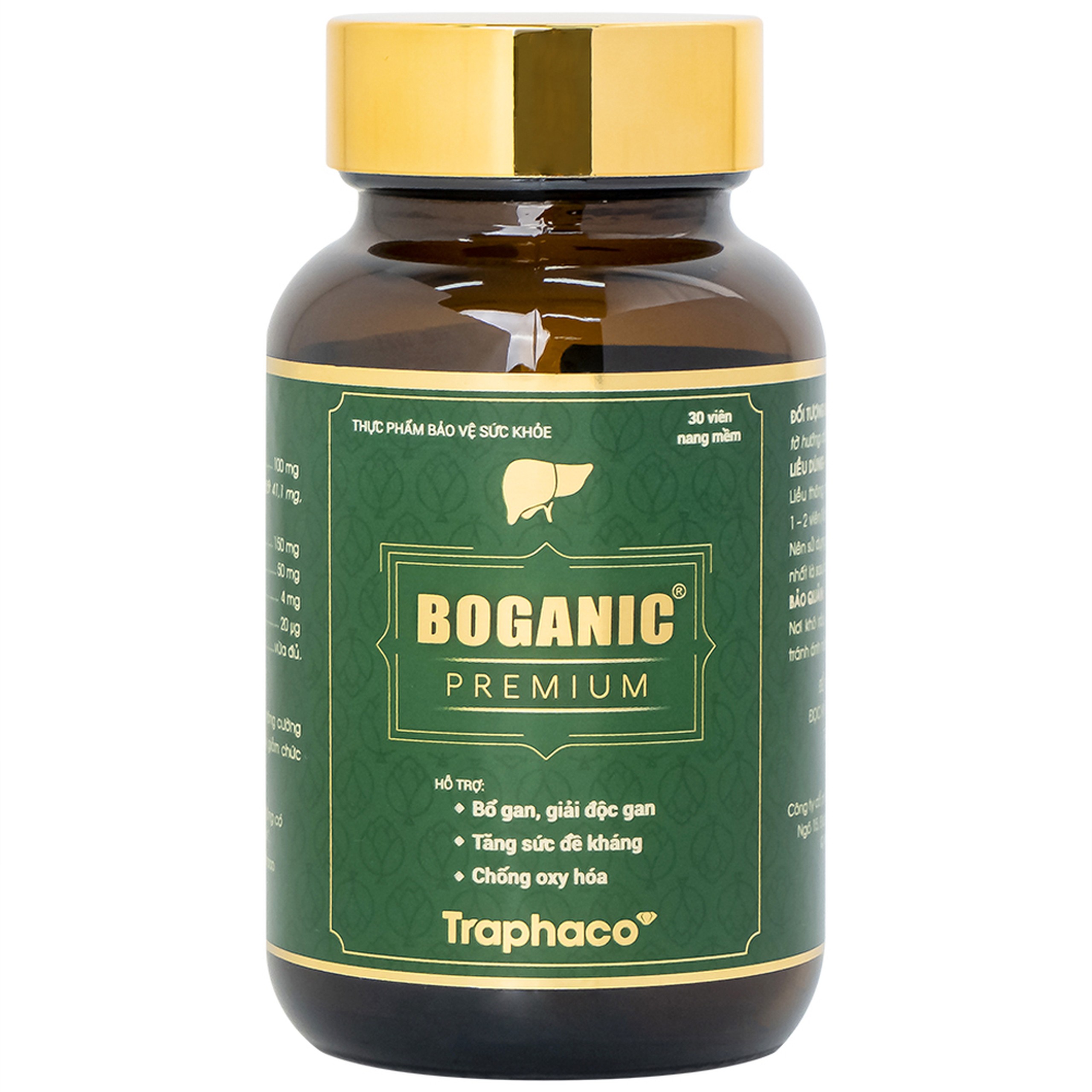 Viên bổ gan Boganic Premium Traphaco (30 viên)