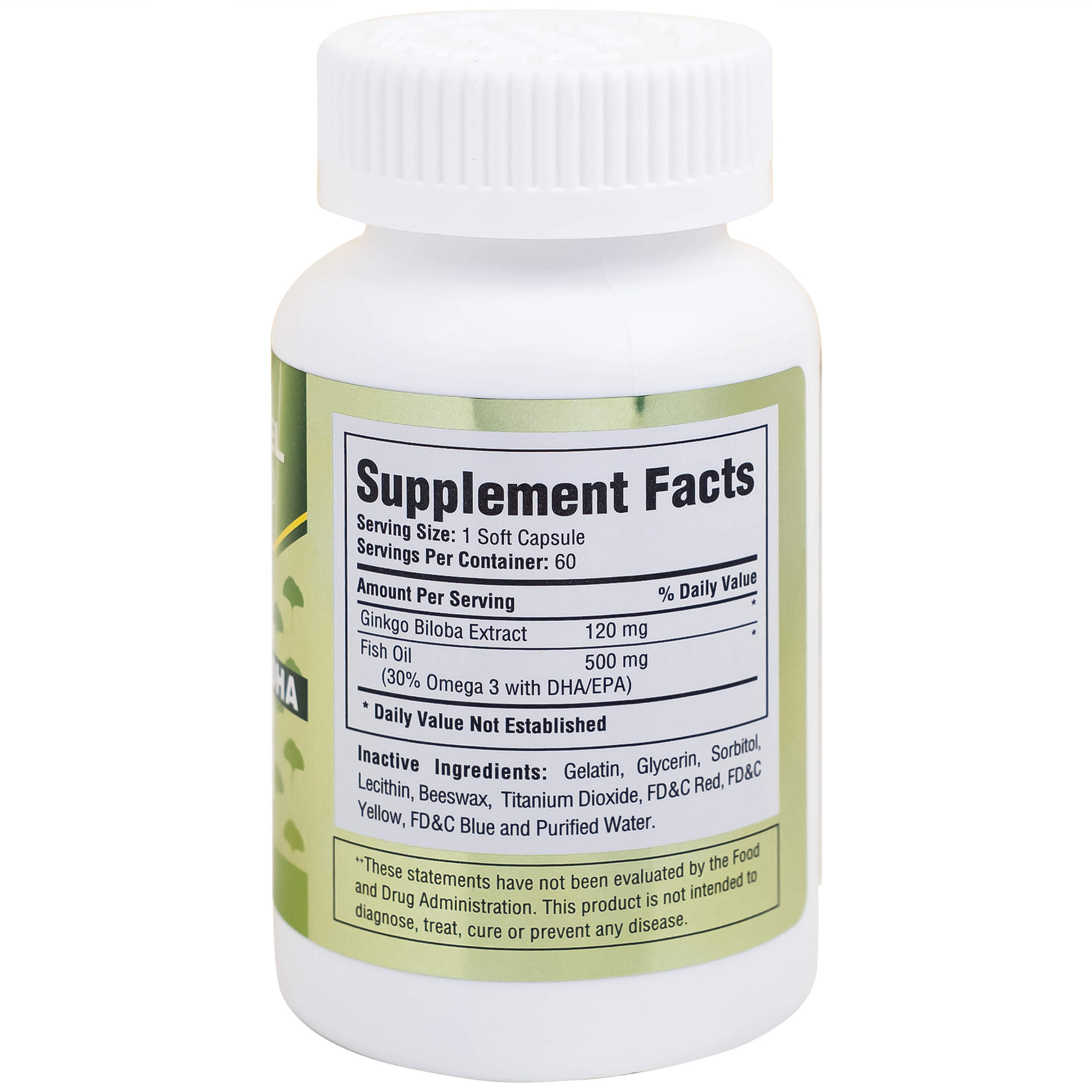 Viên uống hỗ trợ tăng tuần hoàn não, tốt cho tim mạch Omexxel Ginkgo 120 (60 viên)