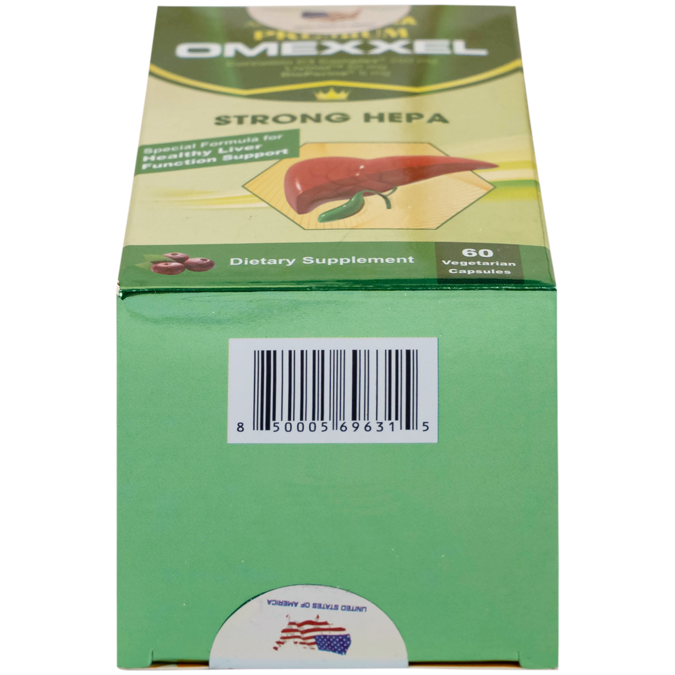 Viên uống Premium Omexxel Strong Hepa hỗ trợ bảo vệ gan (60 viên)