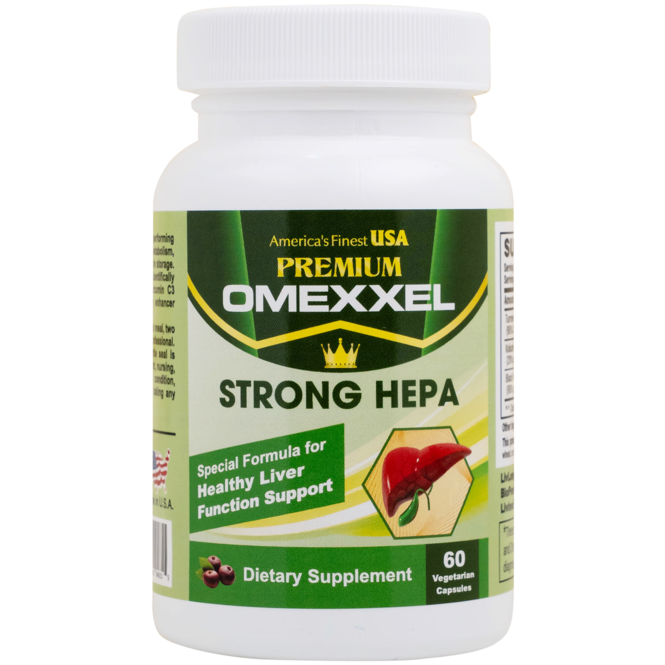 Viên uống Premium Omexxel Strong Hepa hỗ trợ bảo vệ gan (60 viên)