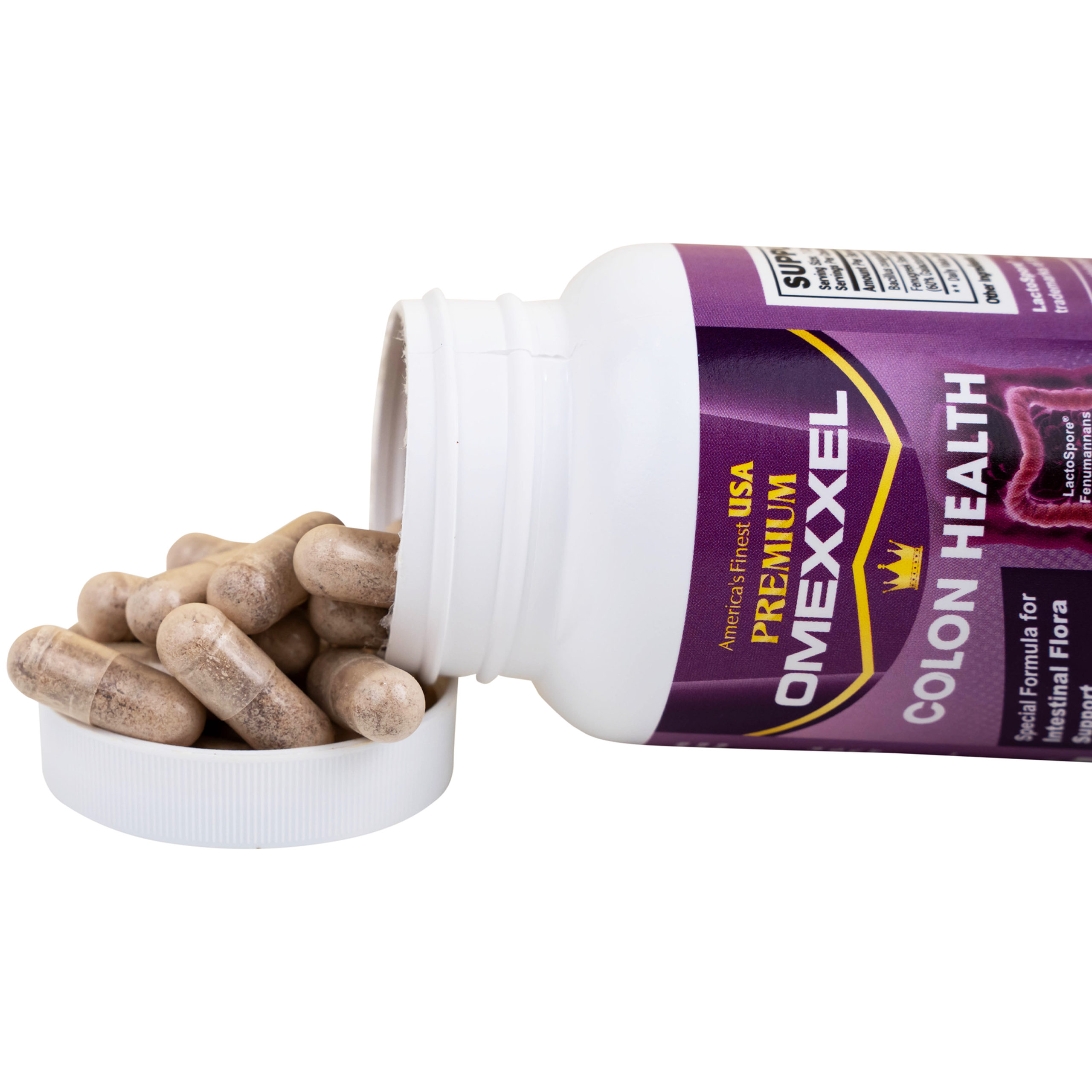 Viên uống Premium Omexxel Colon Health bổ sung lợi khuẩn, hỗ trợ giảm rối loạn tiêu hóa (60 viên)