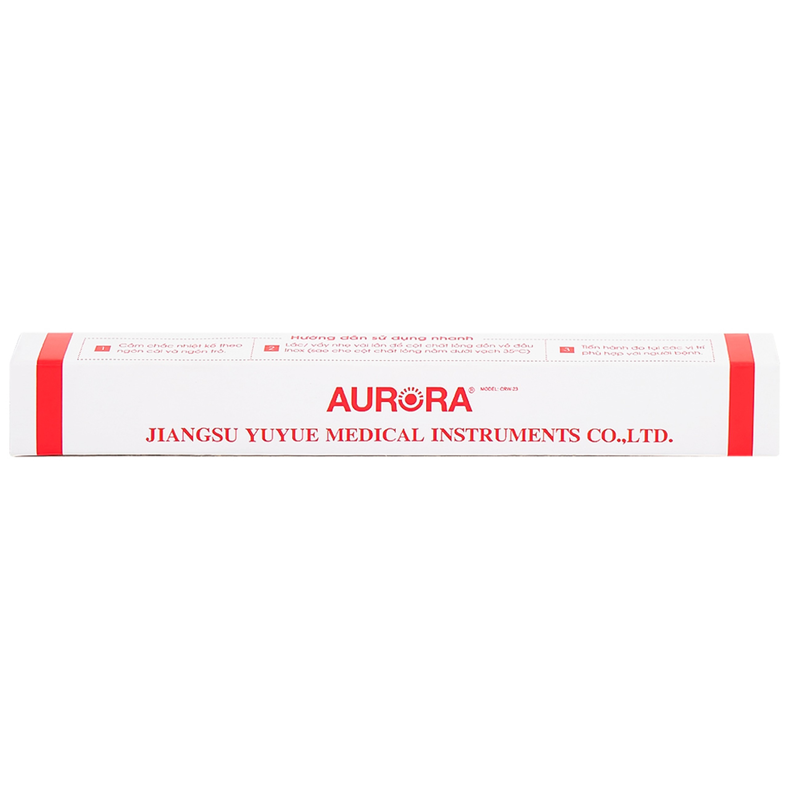Nhiệt kế thuỷ ngân đo thân nhiệt cơ thể Aurora CRW-23