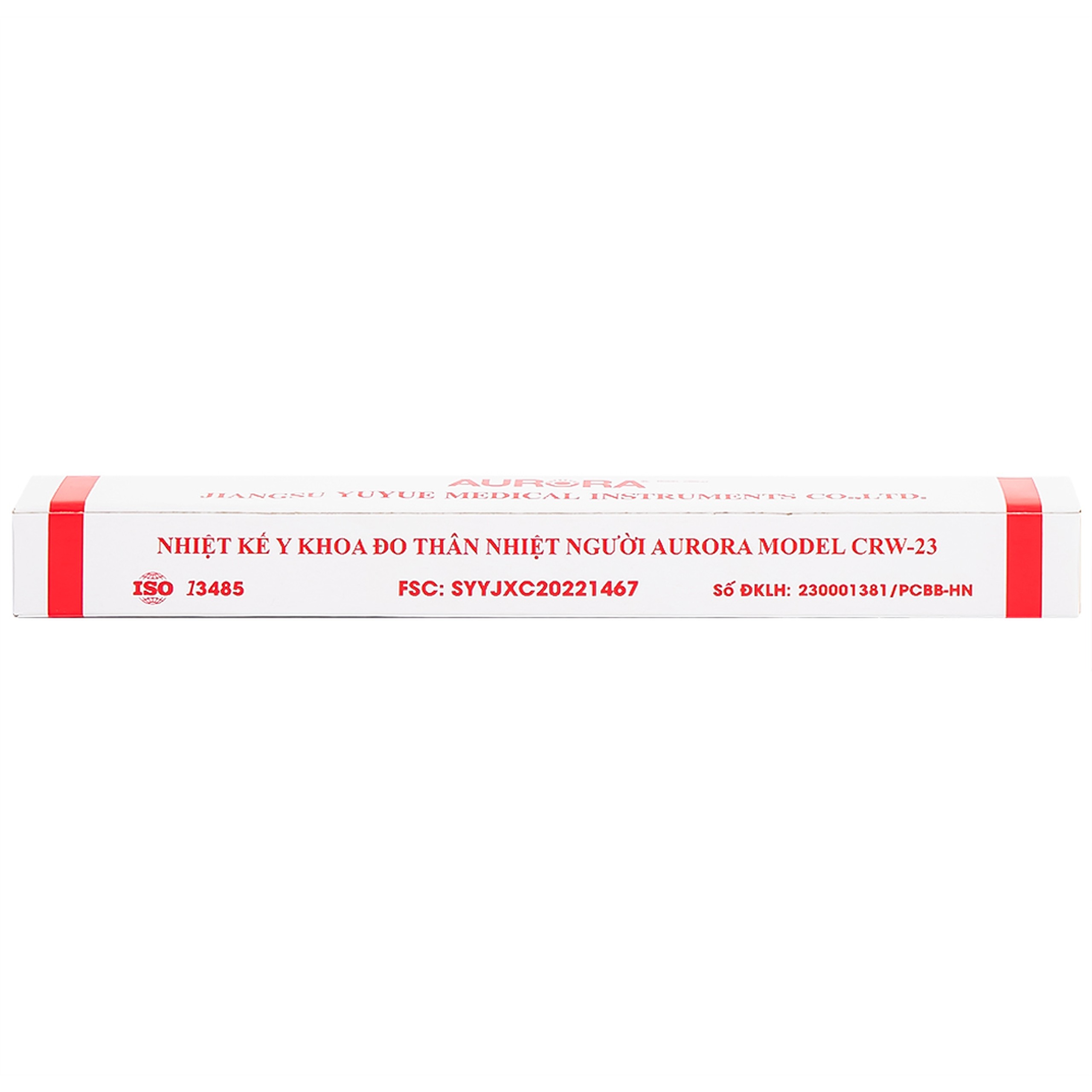 Nhiệt kế thuỷ ngân đo thân nhiệt cơ thể Aurora CRW-23