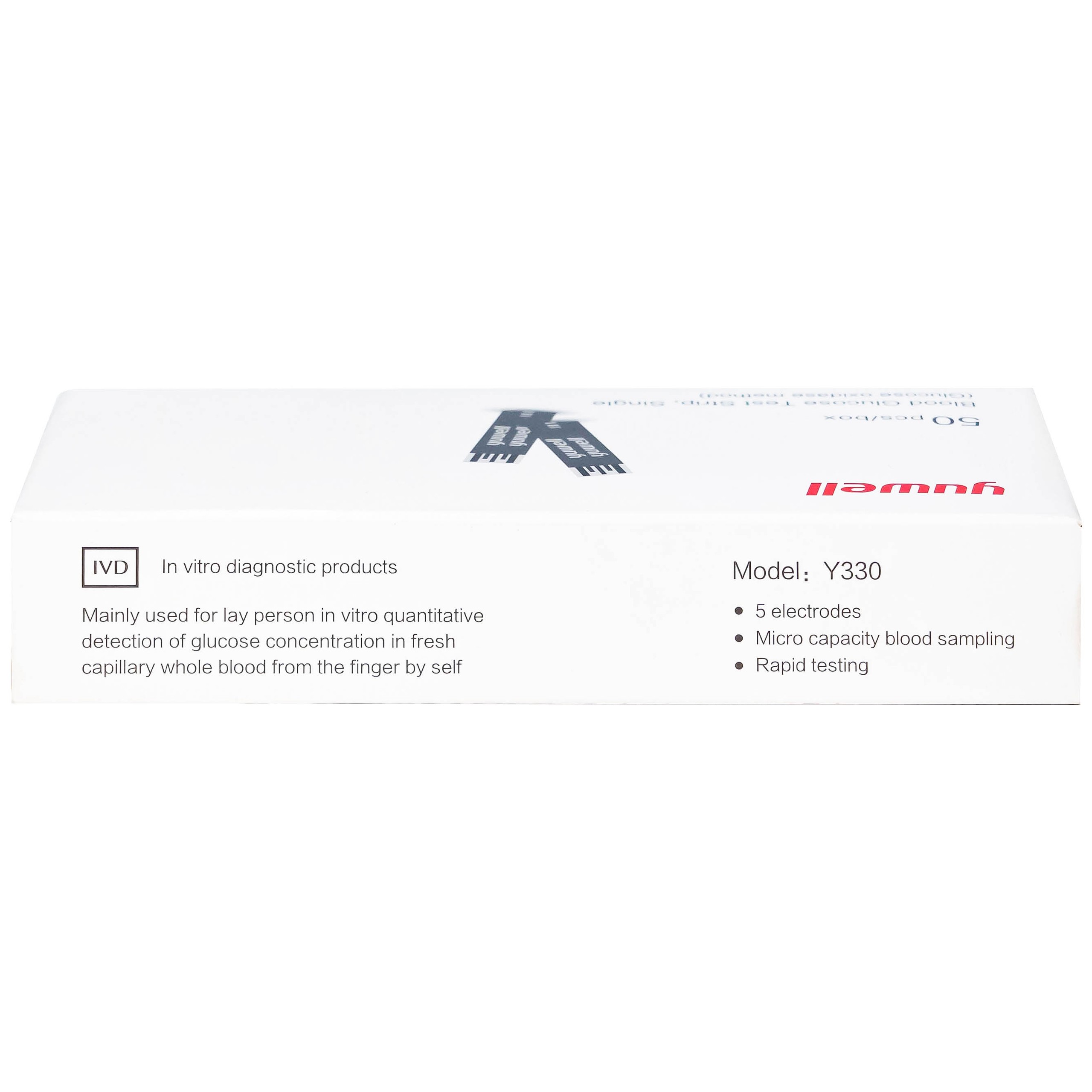 Que thử đường huyết Yuwell Y330 (hộp 50 que)