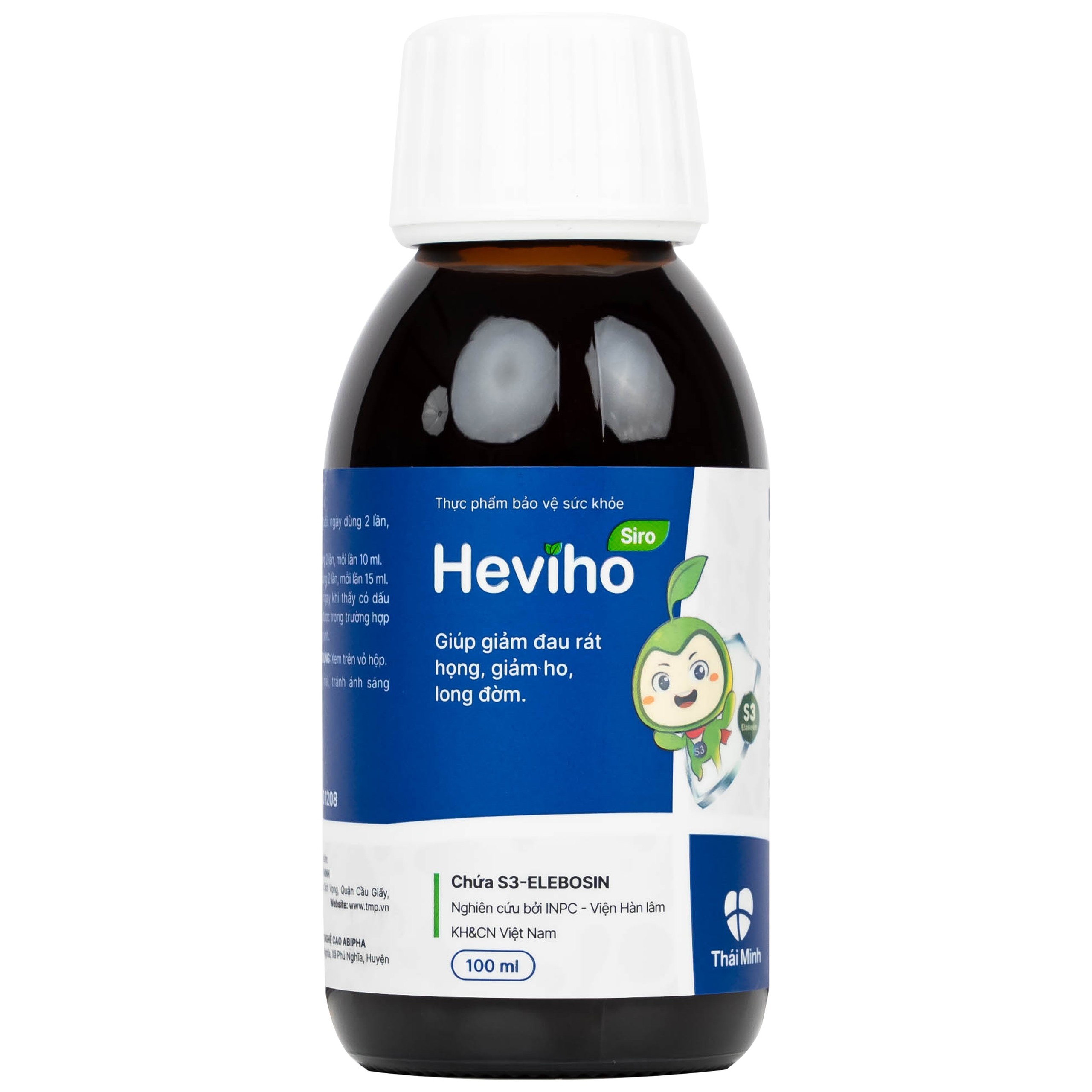 Viên uống giảm ho long đờm Heviho Thái Minh (100ml)