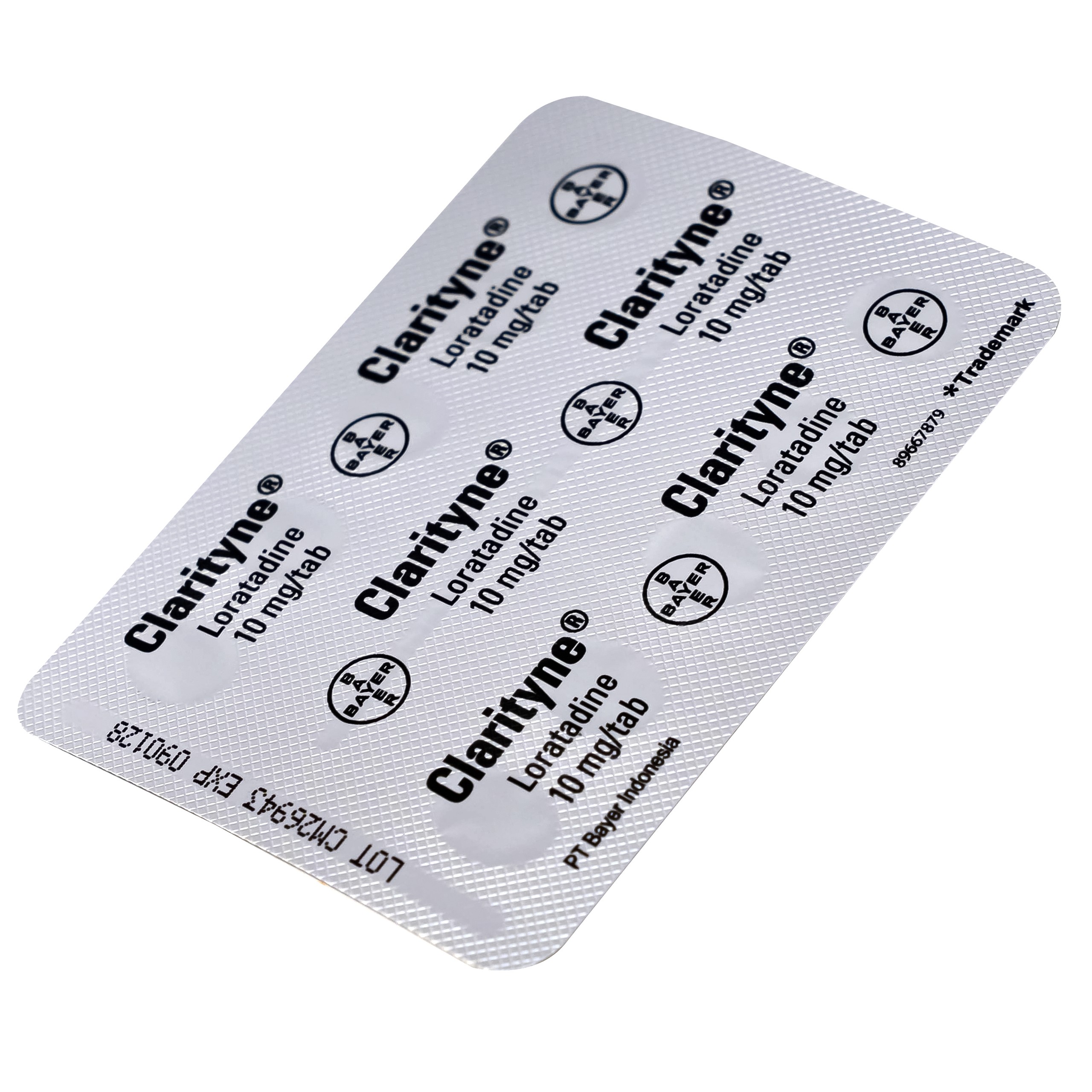 Thuốc Clarityne 10mg Bayer giảm các triệu chứng do viêm mũi dị ứng và mày đay mạn tính vô căn (1 vỉ x 10 viên)