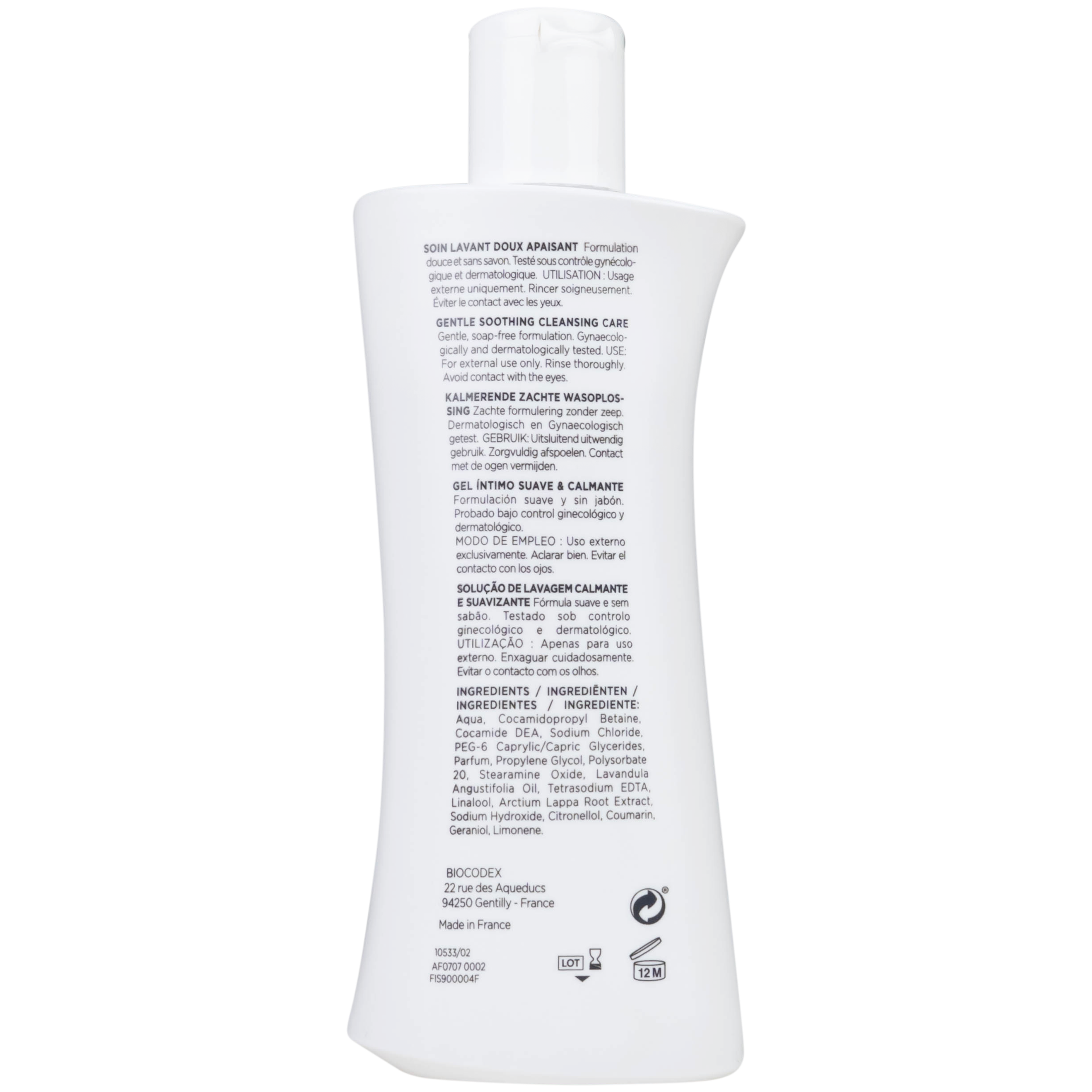 Dung dịch vệ sinh phụ nữ Saforelle Gentle Soothing Cleansing Care làm sạch dịu nhẹ, bảo vệ vùng kín (250ml)