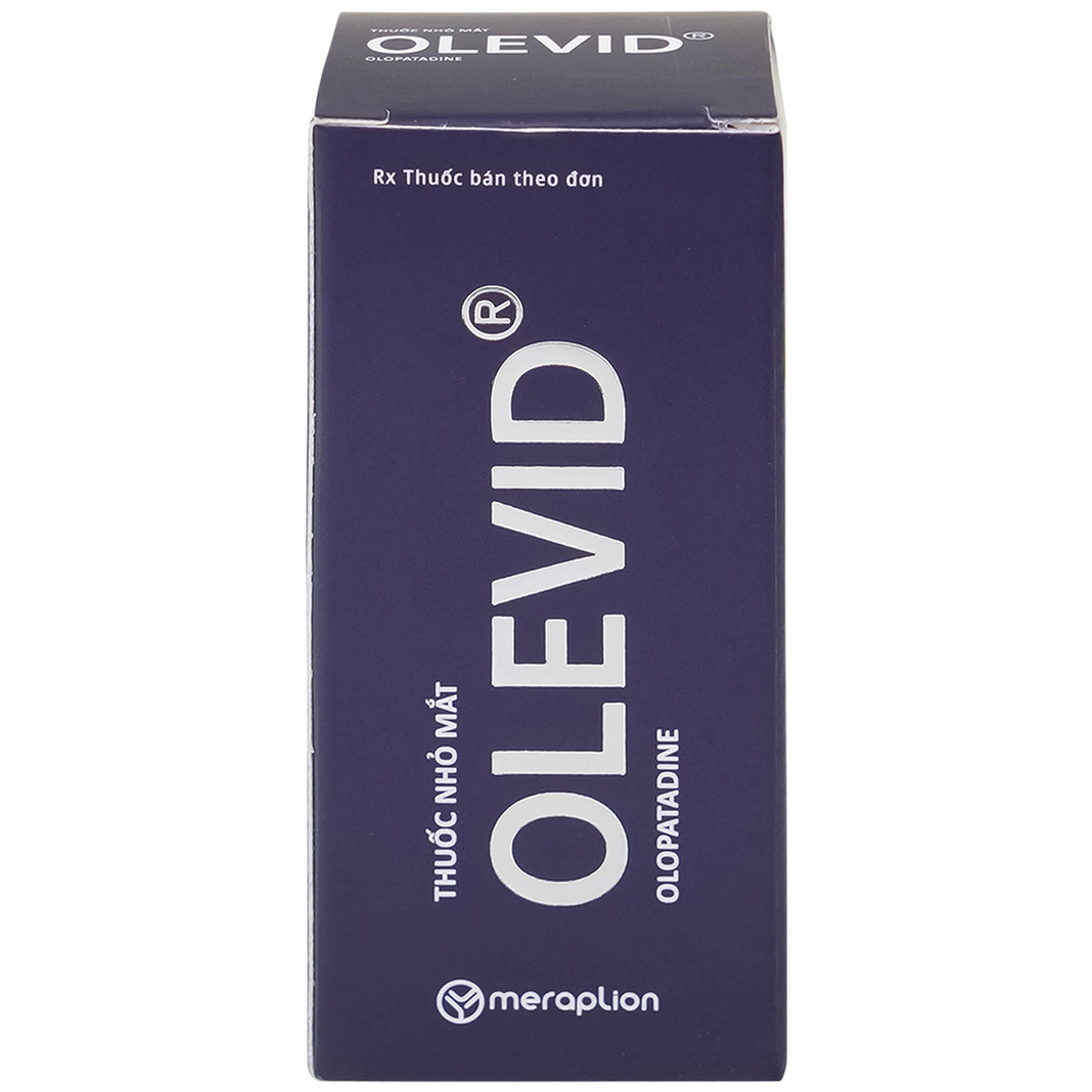 Thuốc nhỏ mắt Olevid Olopatadine 5ml Merap điều trị triệu chứng ngứa mắt của bệnh viêm kết mạc dị ứng