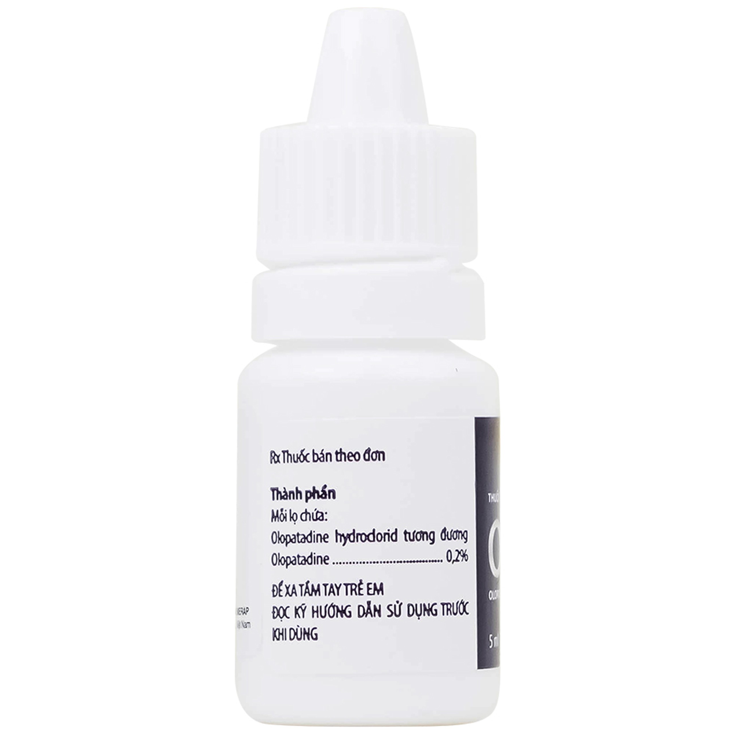 Thuốc nhỏ mắt Olevid Olopatadine 5ml Merap điều trị triệu chứng ngứa mắt của bệnh viêm kết mạc dị ứng