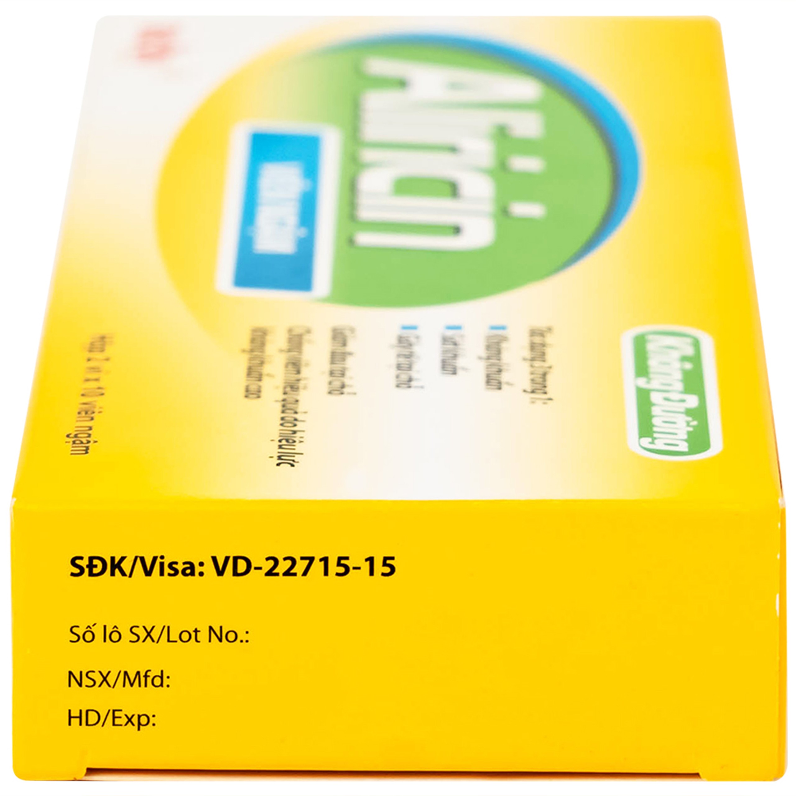 Thuốc Aricicin Reliv điều trị viêm họng, viêm amidan, viêm miệng, viêm hầu (2 vỉ x 10 viên)