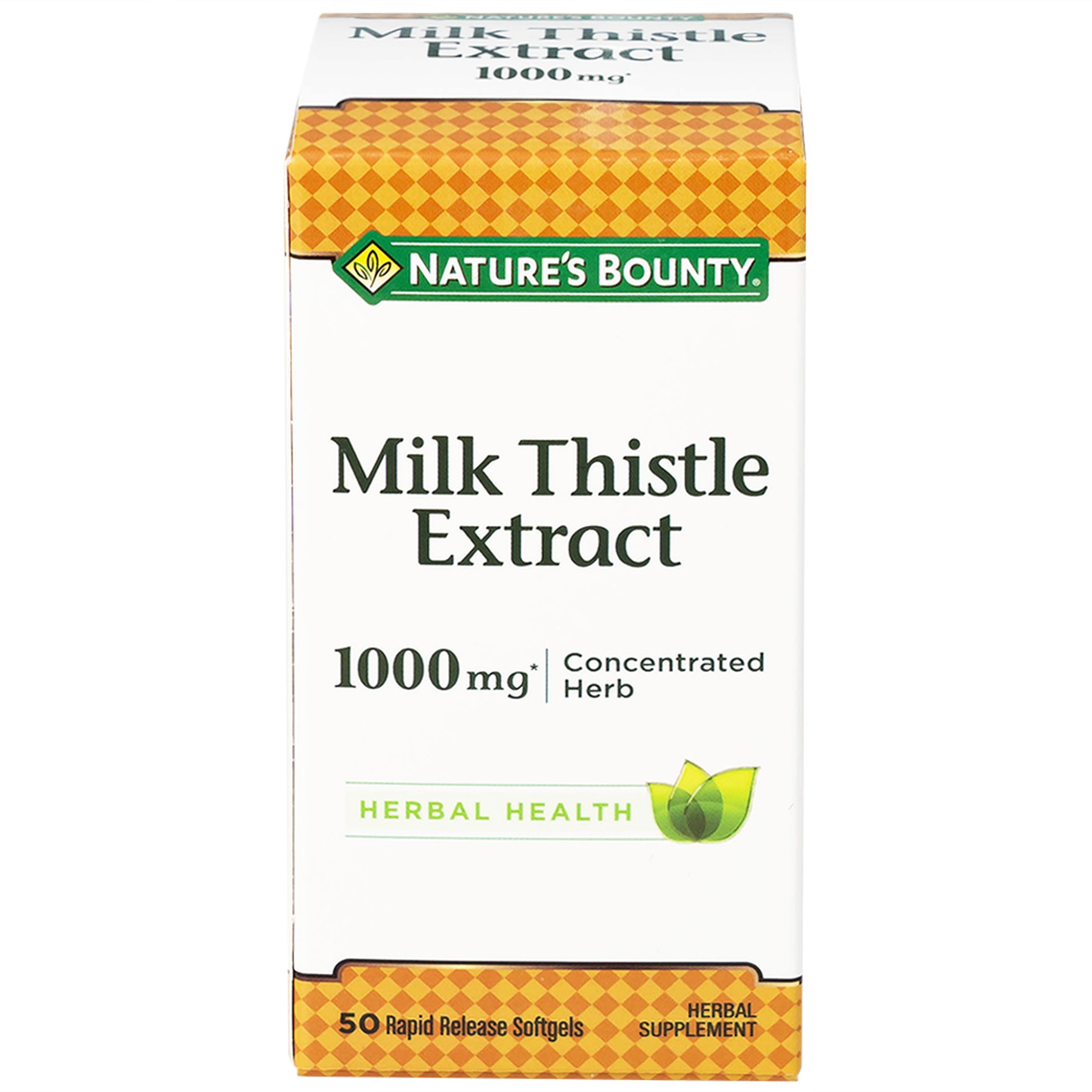 Viên uống Milk Thistle Nature's Bounty hỗ trợ tăng cường chức năng gan, bảo vệ gan (50 viên)