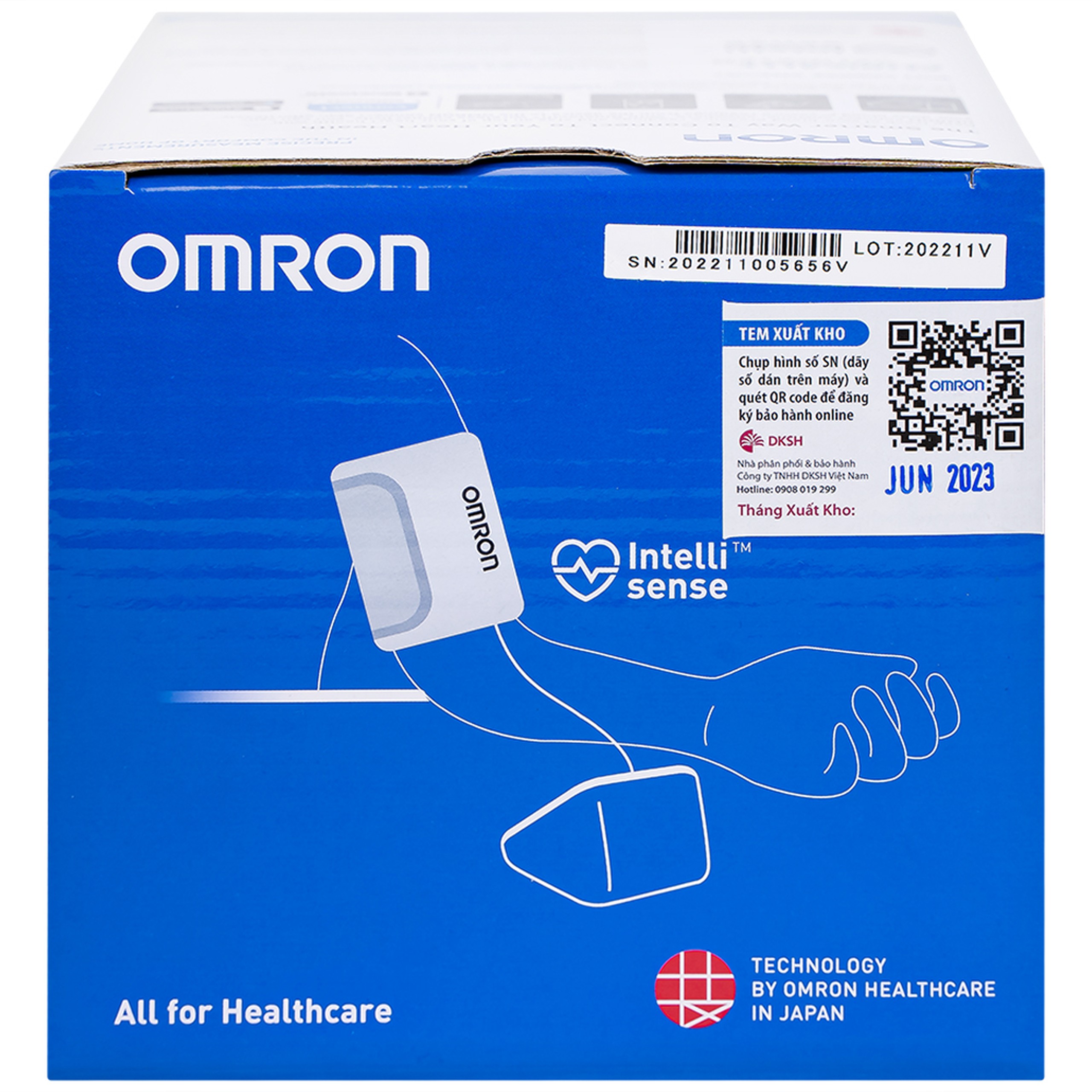 Máy đo huyết áp bắp tay Omron HEM 7143T1 hỗ trợ đo huyết áp, nhịp tim