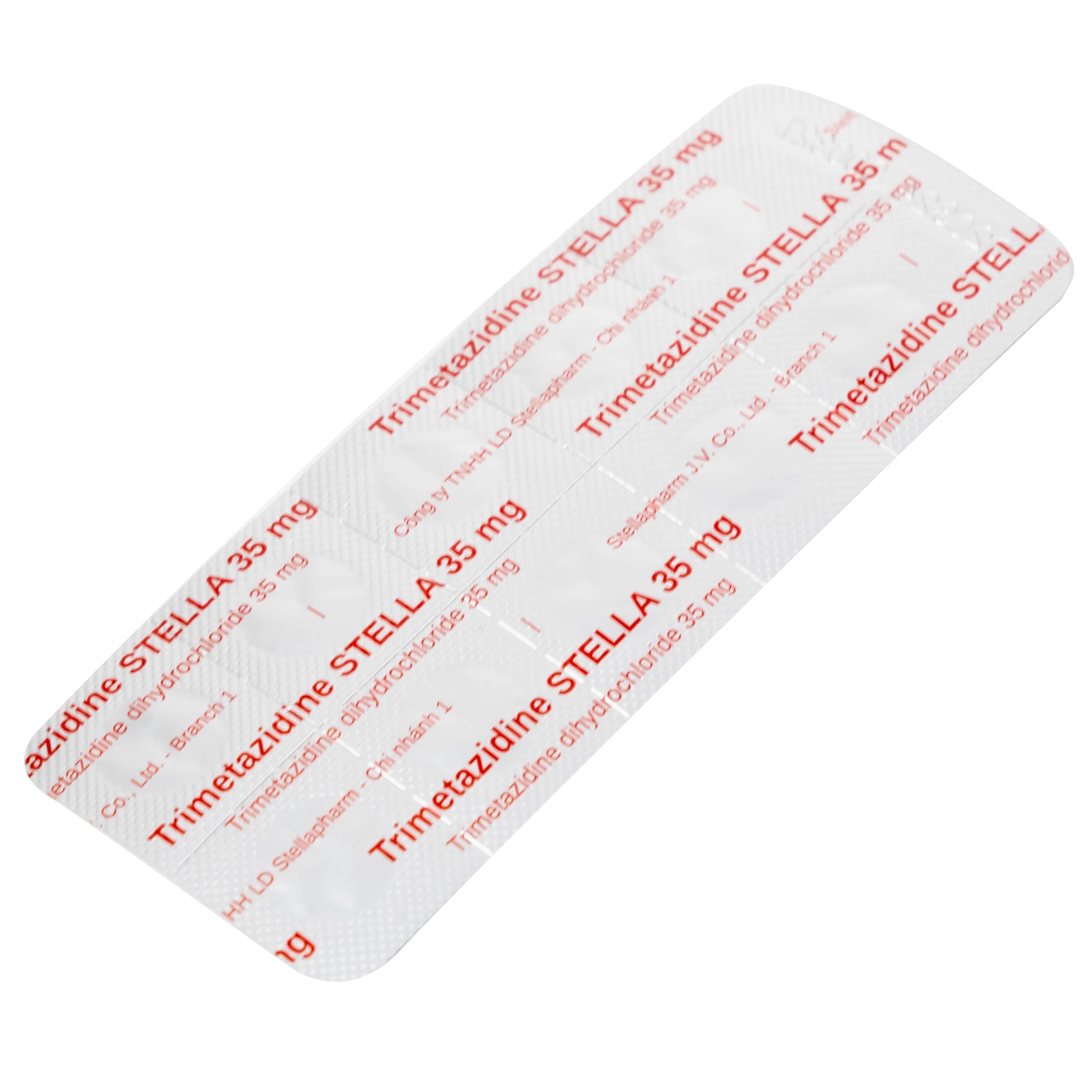 Thuốc Trimetazidine 35mg Stella Pharm hỗ trợ điều trị triệu chứng đau thắt ngực ổn định (6 vỉ x 10 viên)