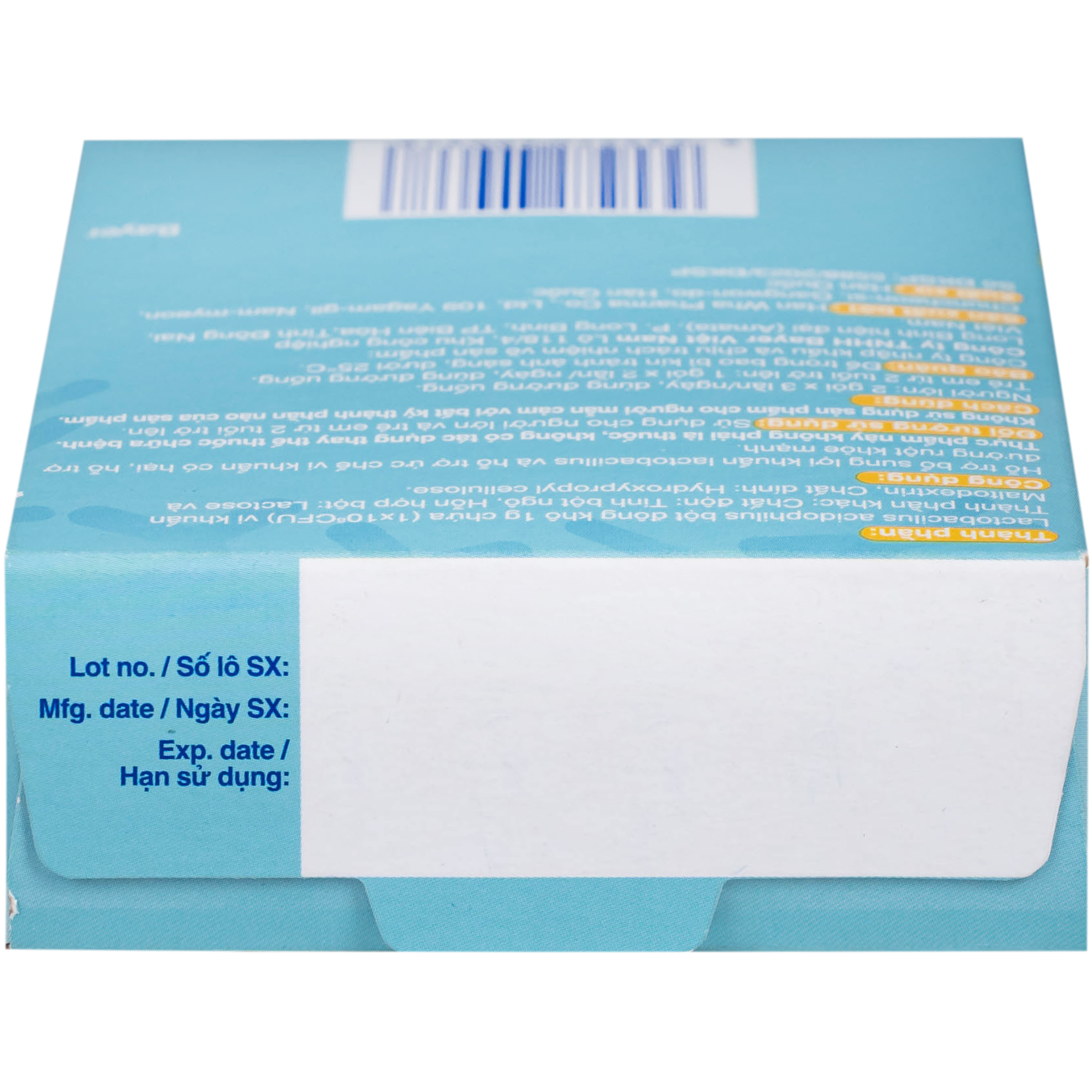 Thực phẩm bảo vệ sức khỏe Antibio Pro hỗ trợ bổ sung lợi khuẩn lactobacillus (20 gói x 1g)