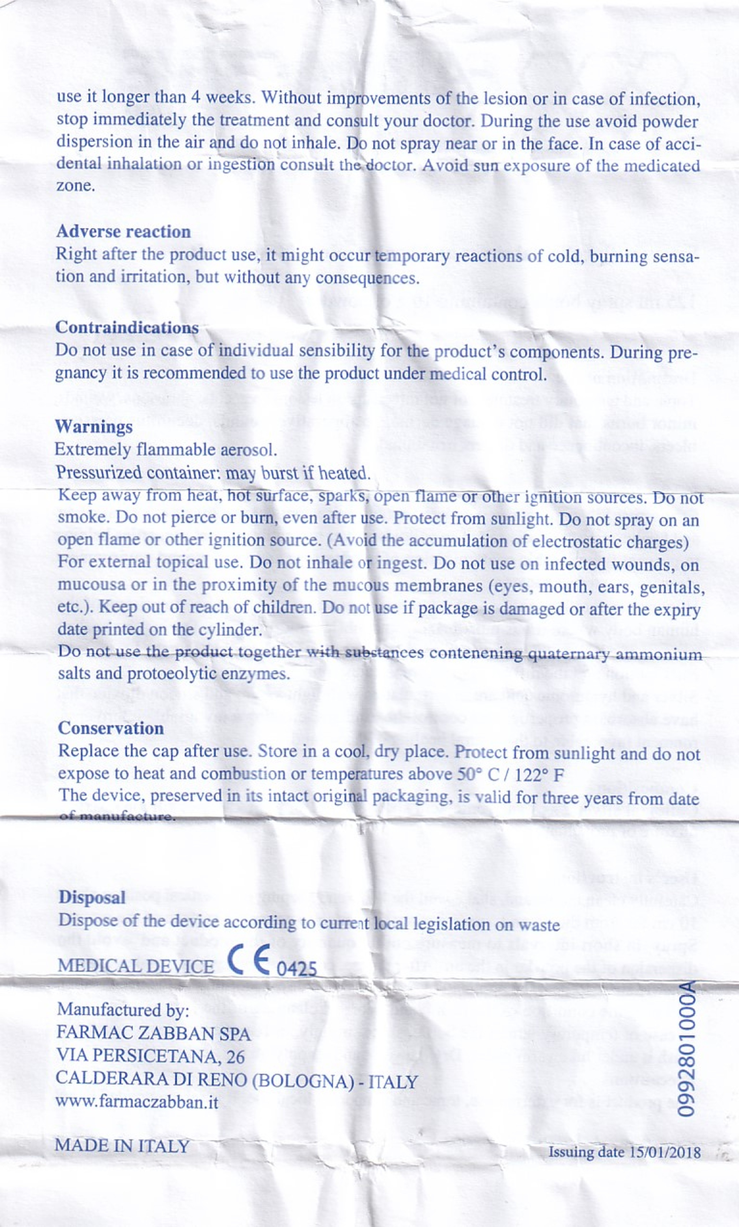 Xịt phủ vết thương, vết bỏng Farmactive Silver Spray 125ml giúp bảo vệ làm lành vết thương