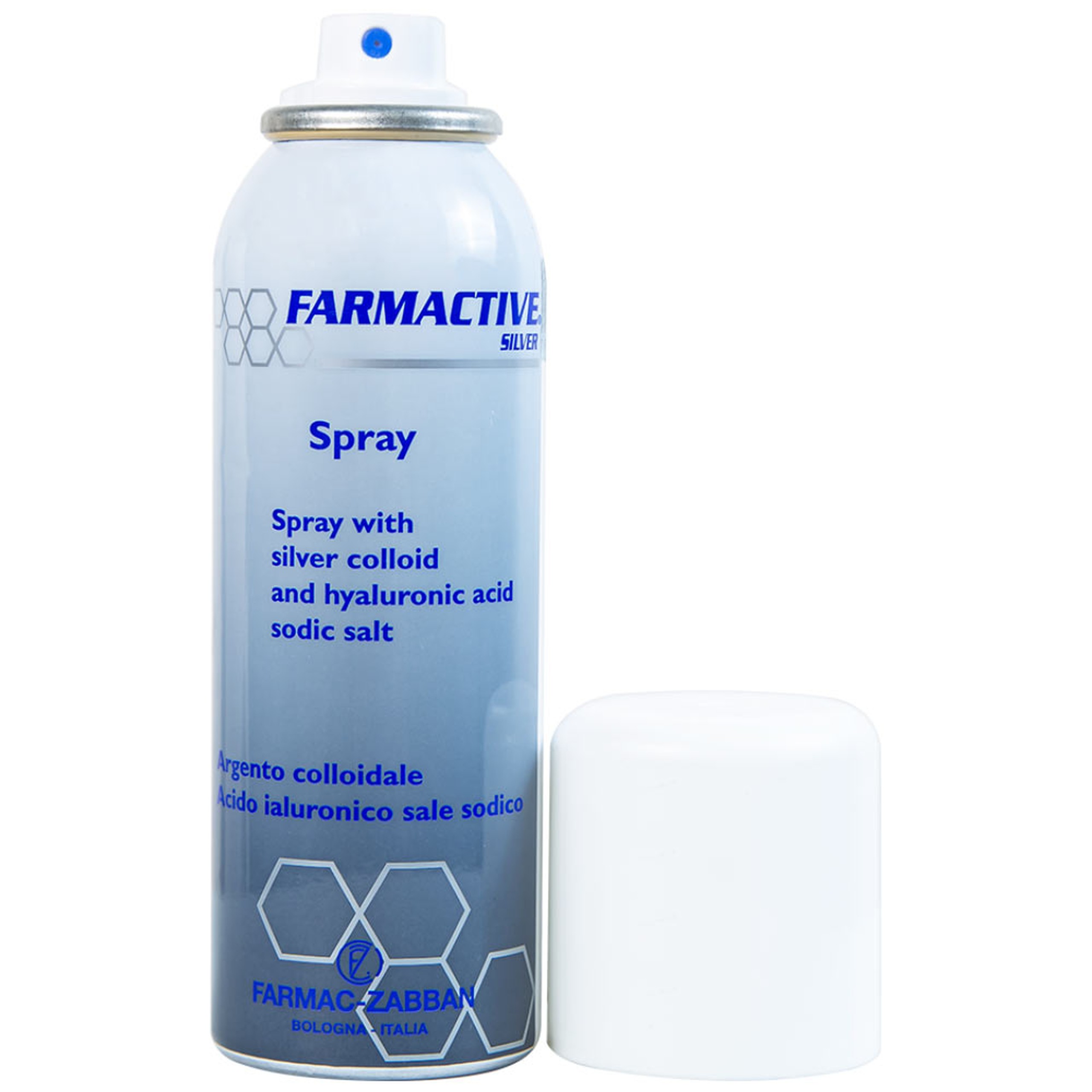 Xịt phủ vết thương, vết bỏng Farmactive Silver Spray 125ml giúp bảo vệ làm lành vết thương